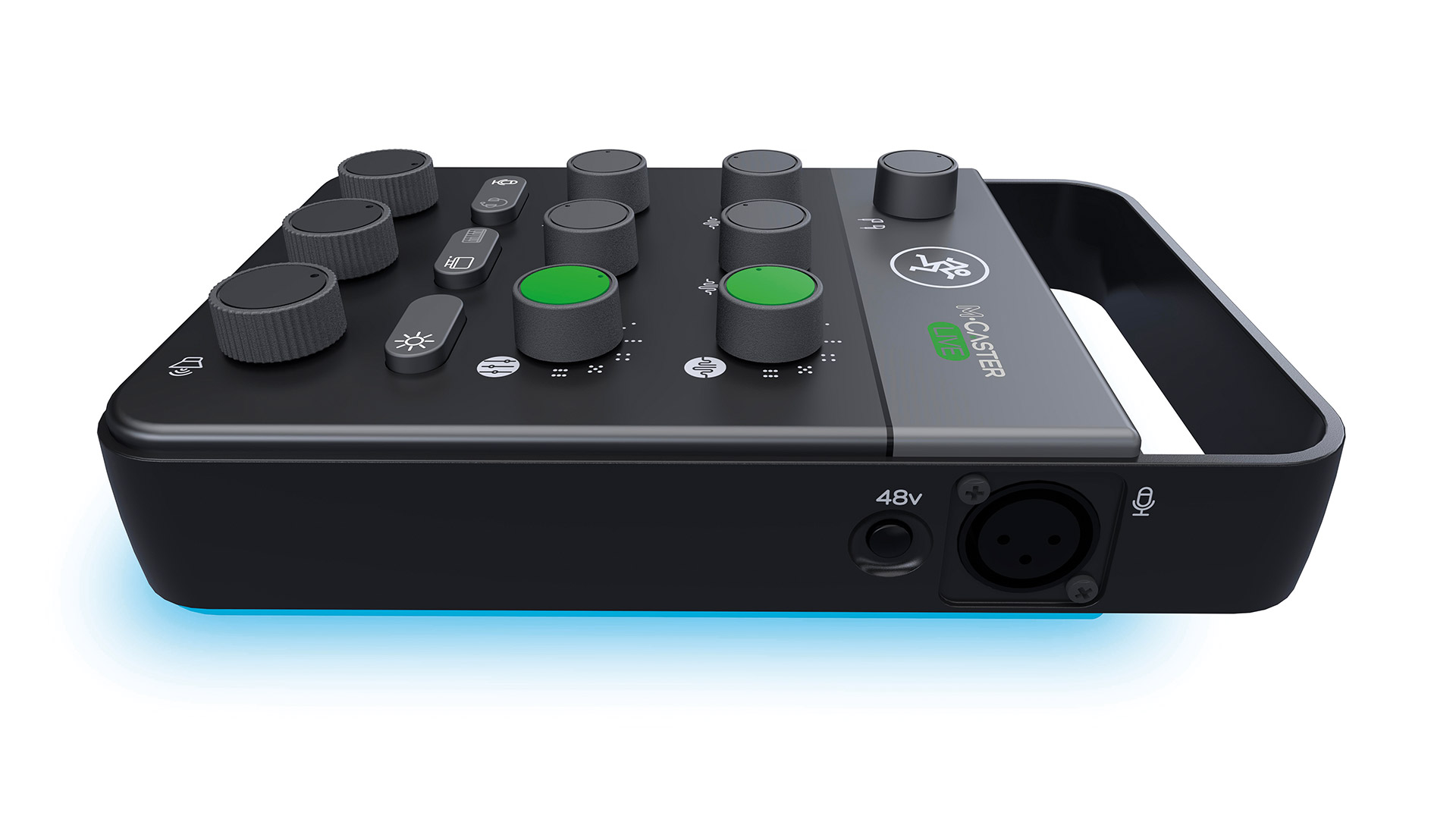 M Caster LIVE Black Right Side Tilt web