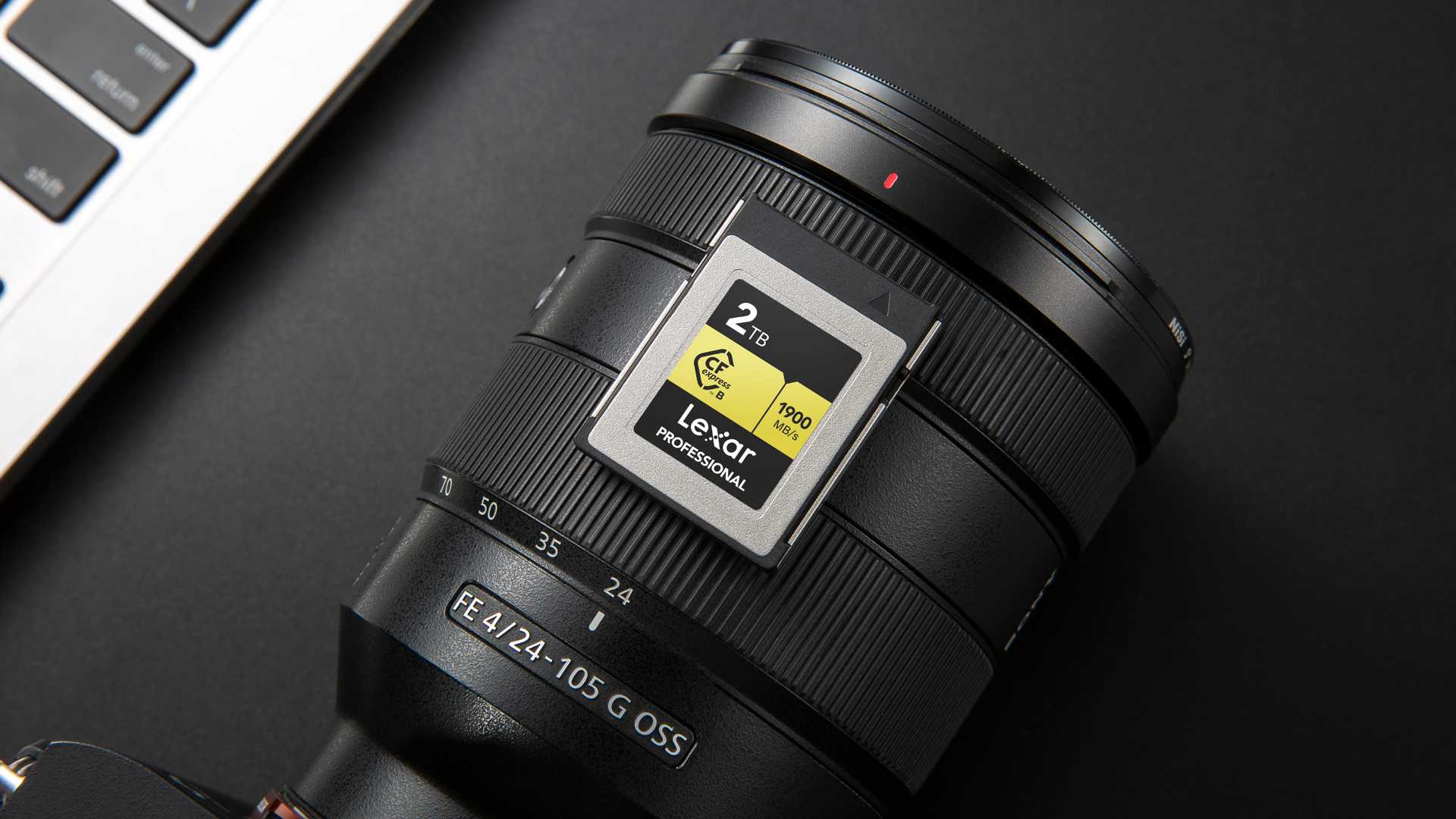 Lexar Professional CFexpress Type B Card 2TB Gold ls web