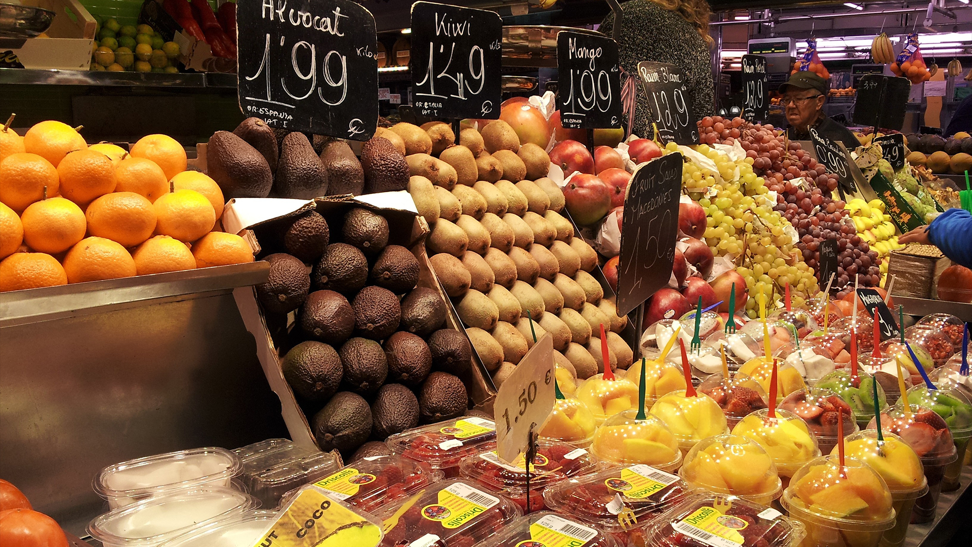 Workshop Dreh ferne Laender La Boqueria