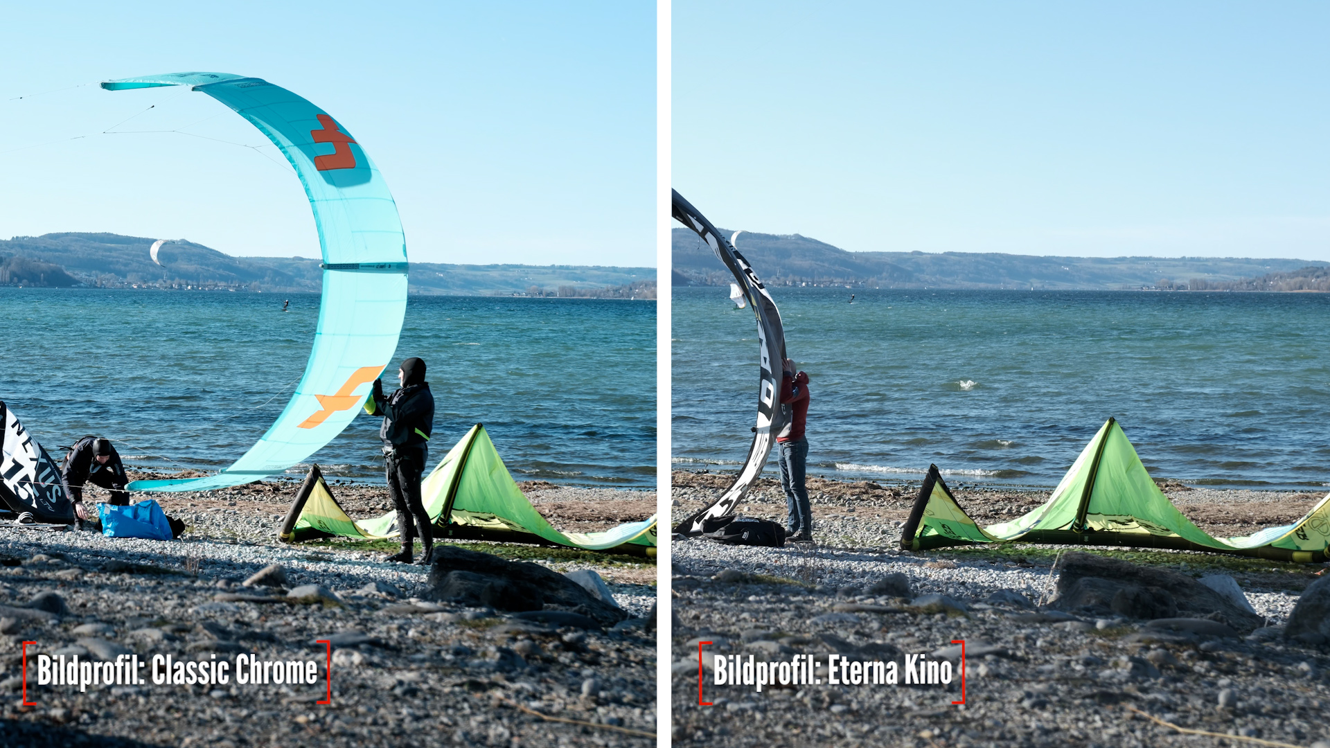 Fuji X M5 Camcordervergleich Bildprofile