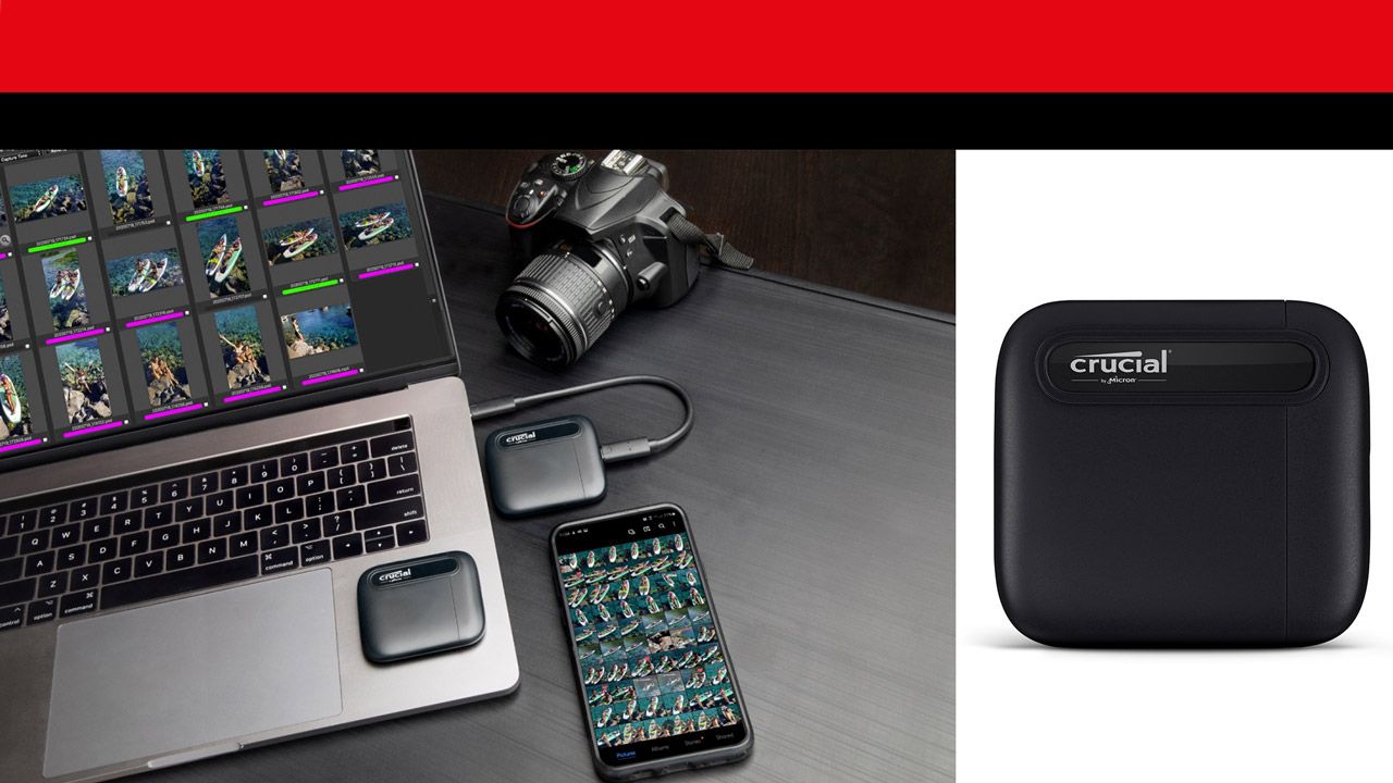 Im Test: Crucial X6 Portable SSD - leichter und robuster SSD-Speicher