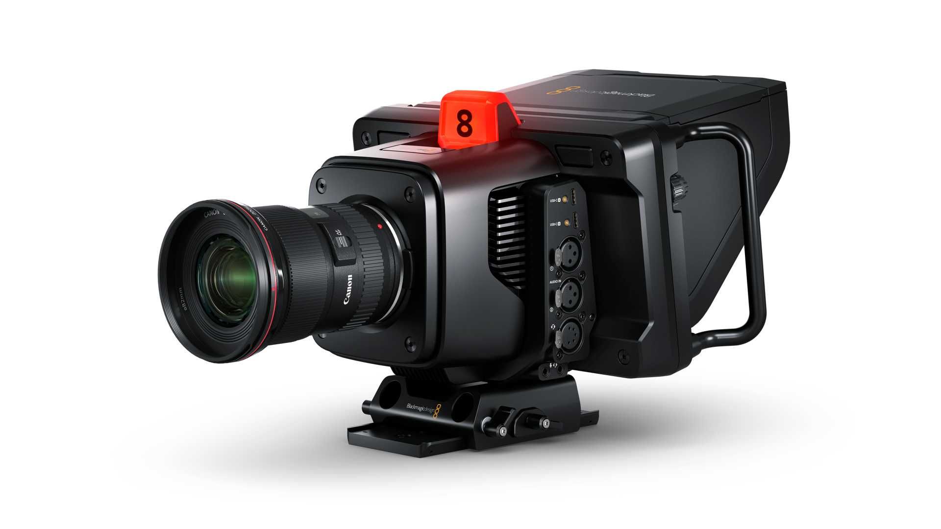 Blackmagic Studio Camera 6K Pro: neue Studio-Kamera mit gru00f6u00dferem Sensor