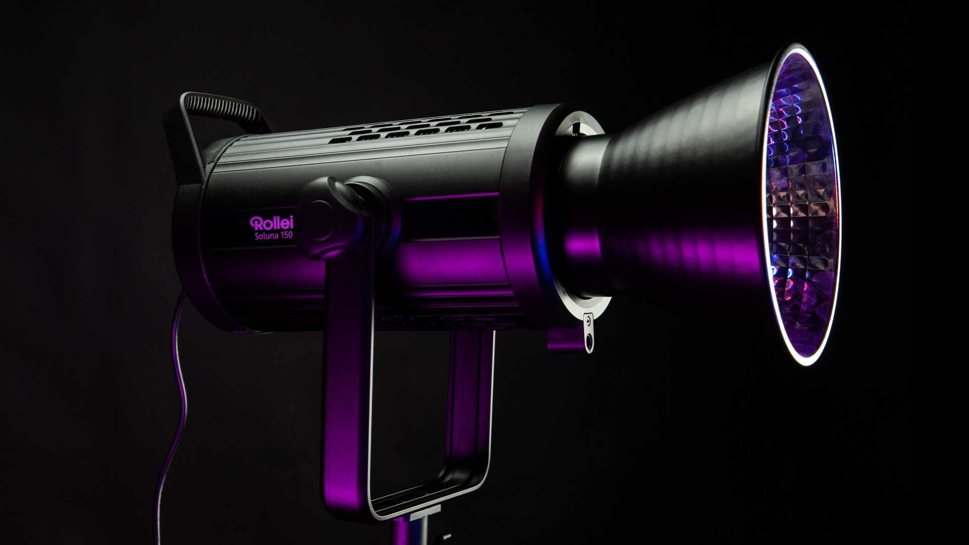 Rollei Soluna 150 RGB: mobil und stationu00e4r einsetzbares RGB-Dauerlicht