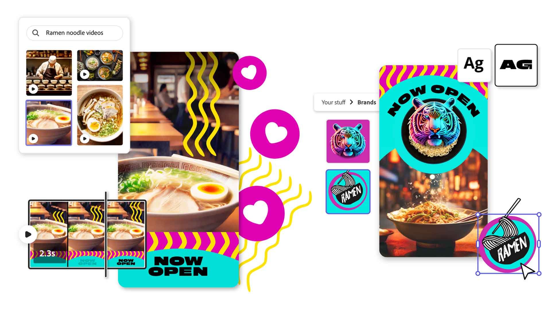 Adobe Express: App mit integrierten KI-Funktionen