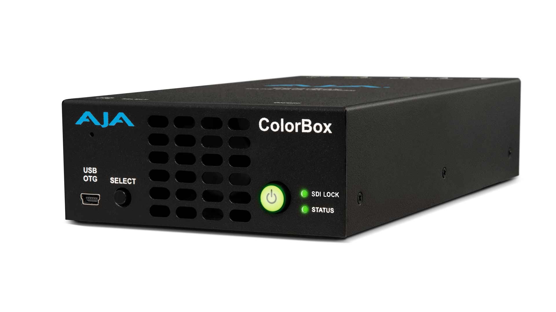IBC: AJA ColorBox ermu00f6glicht die Arbeit mit LUTs beim Broadcasting