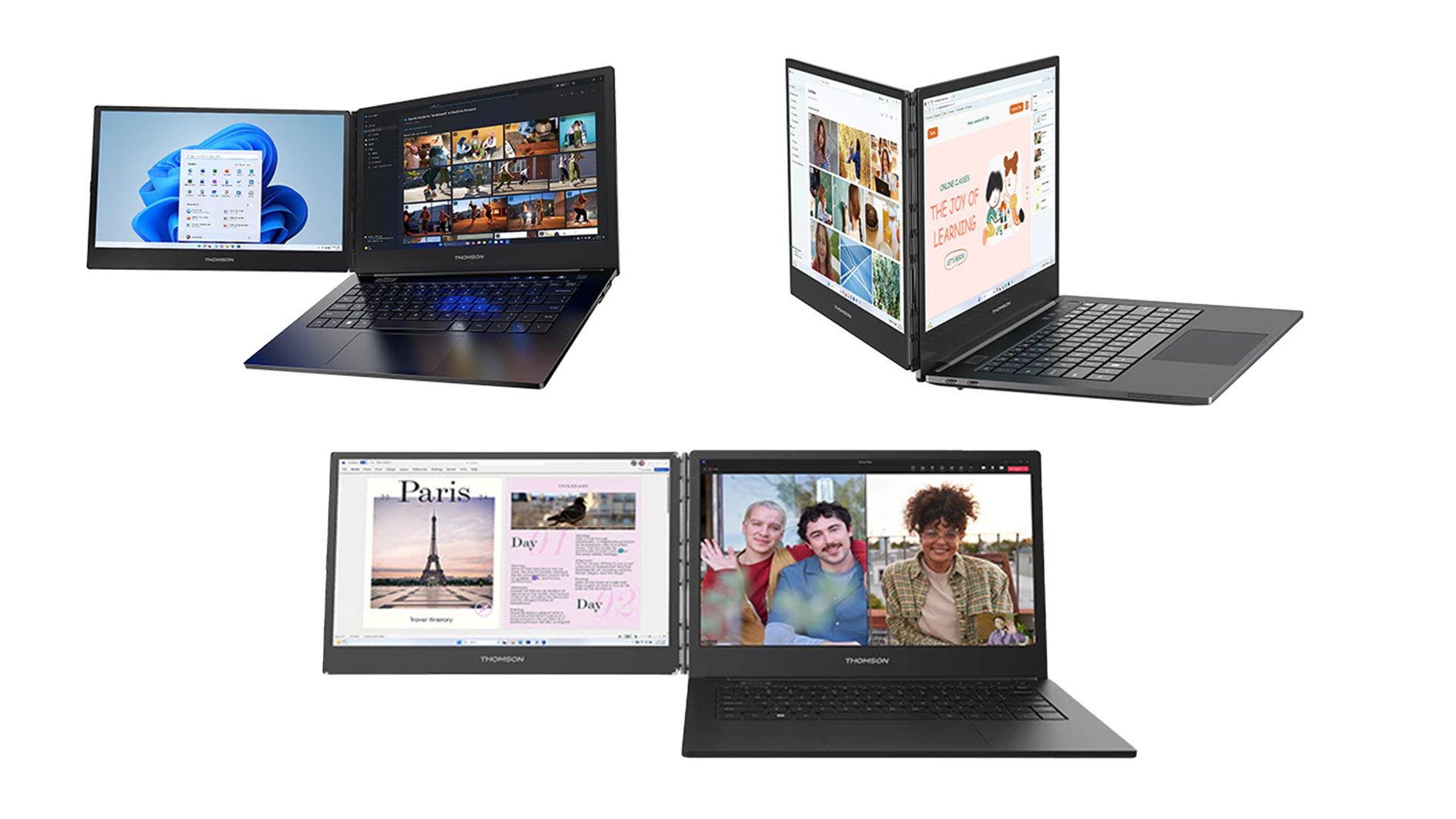 CES 2025: Thomson Ceos und Zettabook - Notebooks mit zwei Bildschirmen