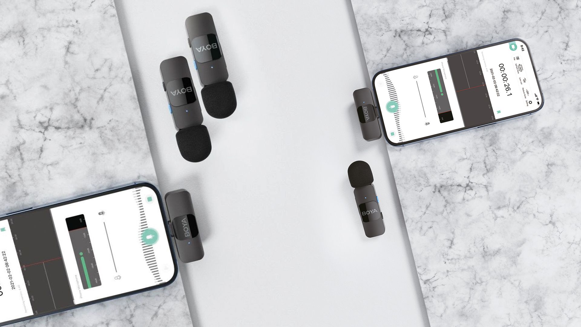 Boya BY-V und BY-W: gu00fcnstige Funkmikrofone mit Lightning und USB-C