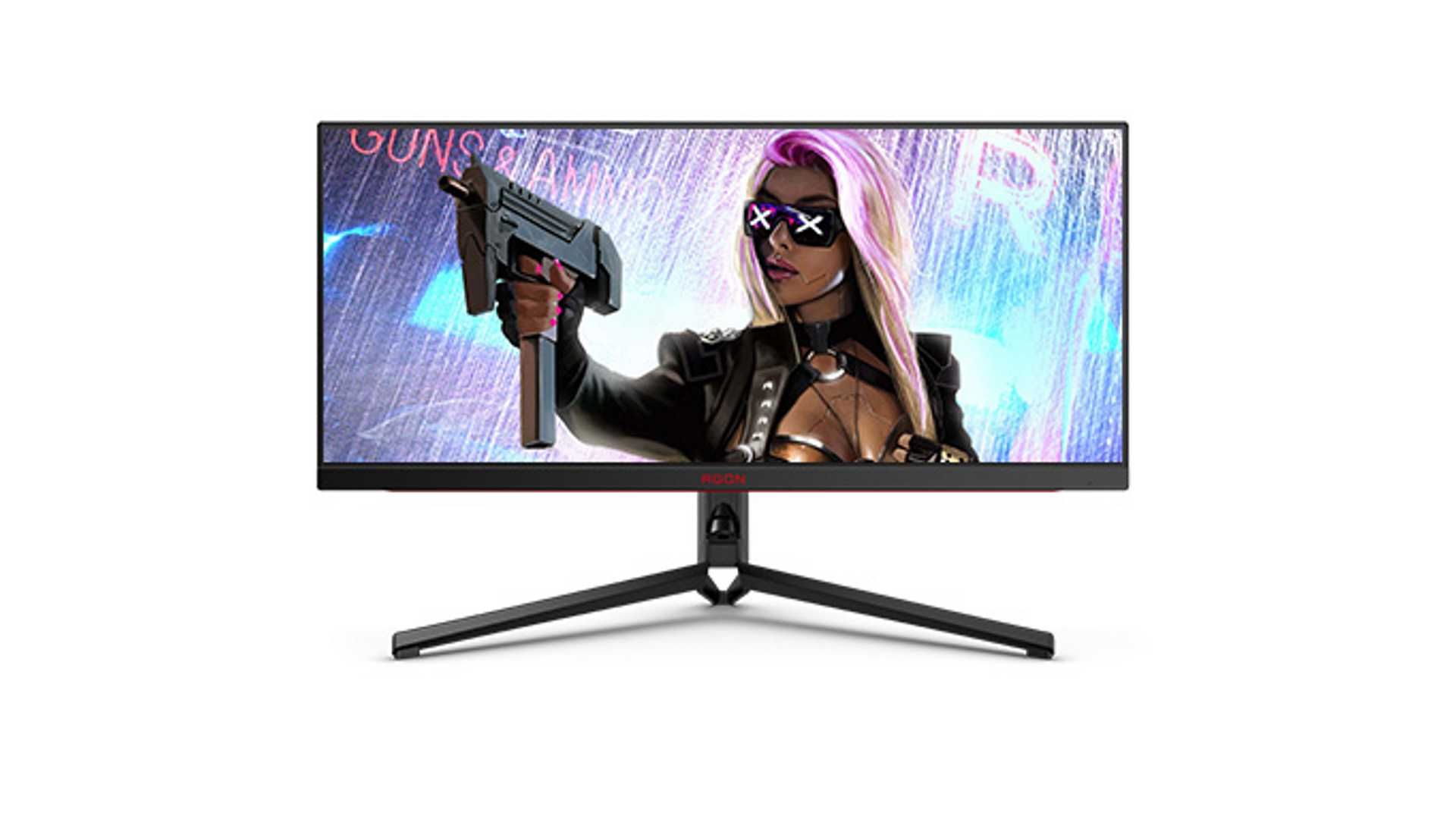 AOC AG344UXM: Mini-LED-Monitor mit 1000 nits, 10 Bit und DCI-P3