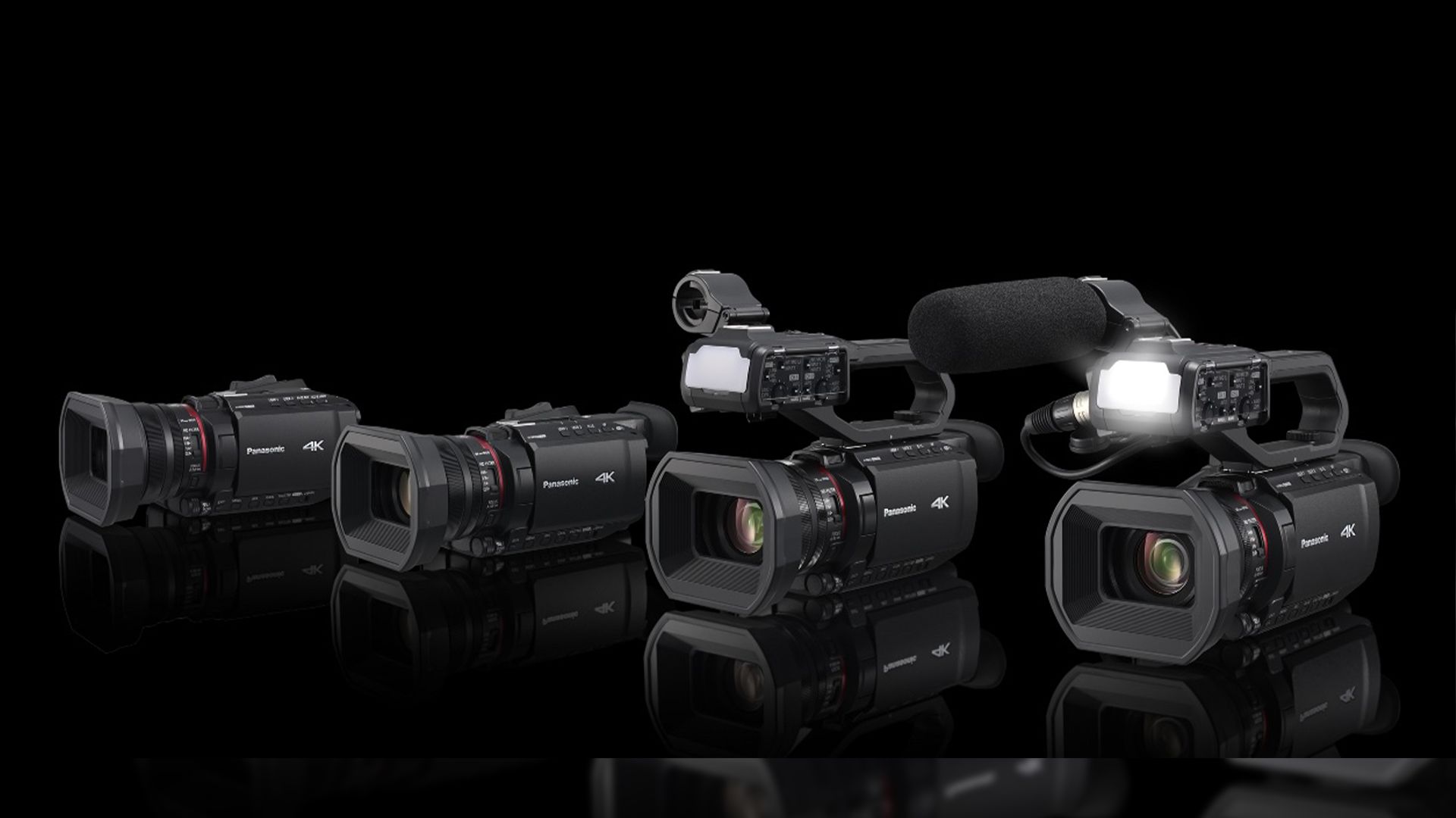Panasonic: vier u00fcberarbeitete Camcorder mit bis zu 60p und 10 Bit