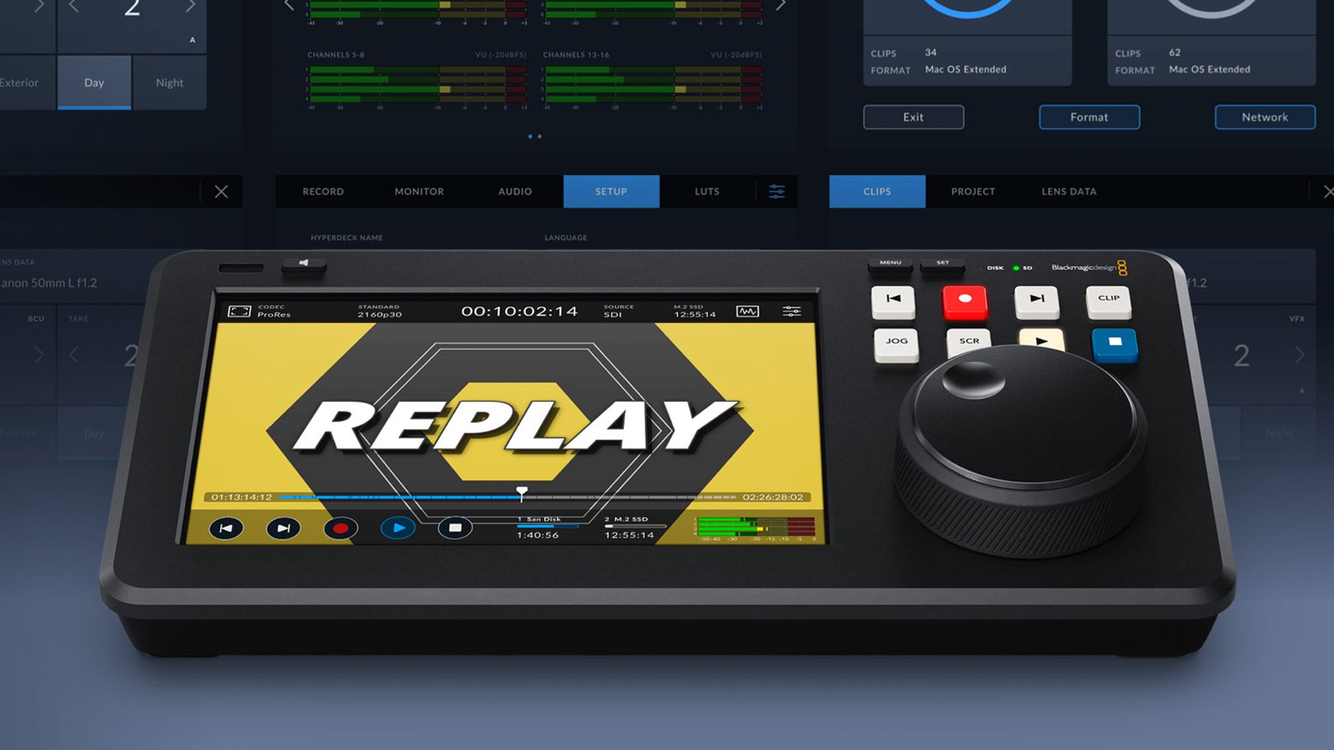 Blackmagic Design HyperDeck Shuttle 4K Pro u2013 Live-Player und Recorder