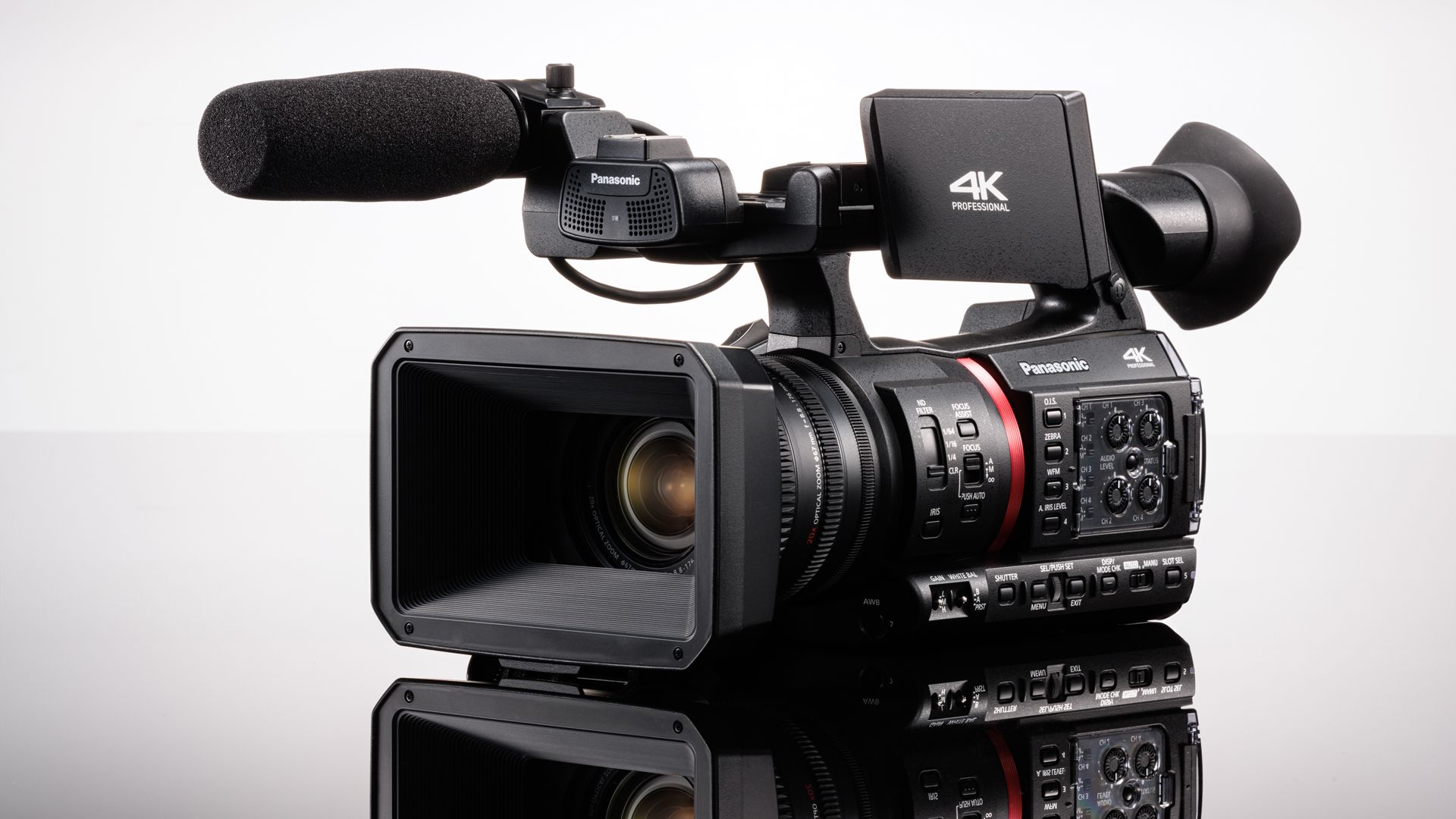Panasonic AG-CX370: Vier-Kanal-Ton, Genlock und 12G-SDI