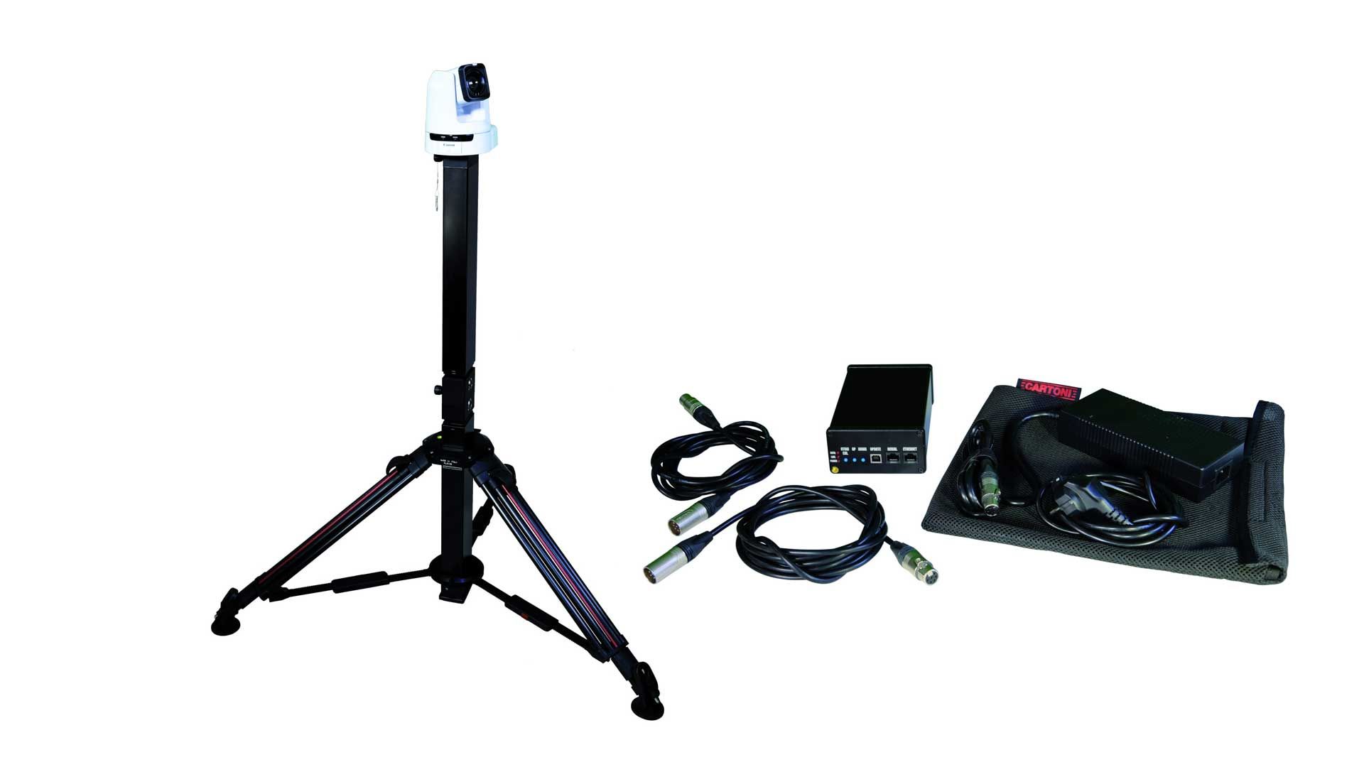 Cartoni Lifto Twin Pro: Lift-System fu00fcr PTZ-Kameras und weiteres Stativzubehu00f6r