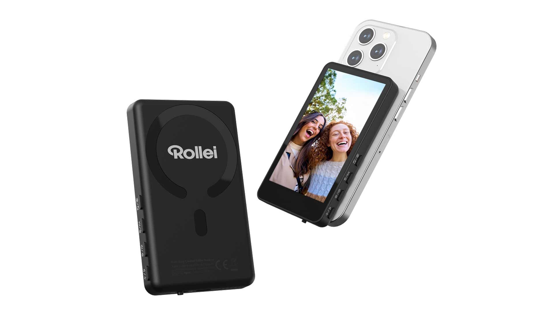 Rollei Selfie Monitor Easy Creator: Fernbedienung und Vorschau fu00fcrs Smartphone