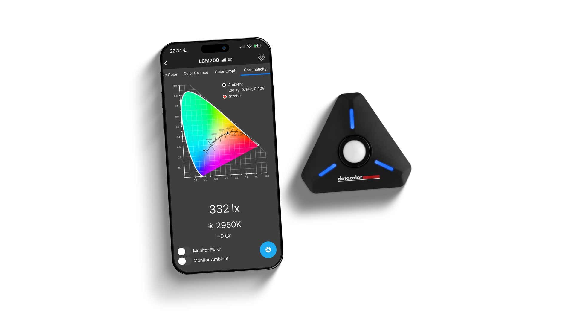Datacolor LightColor Meter: Echtzeit-Messung von Licht- und Farbinformationen