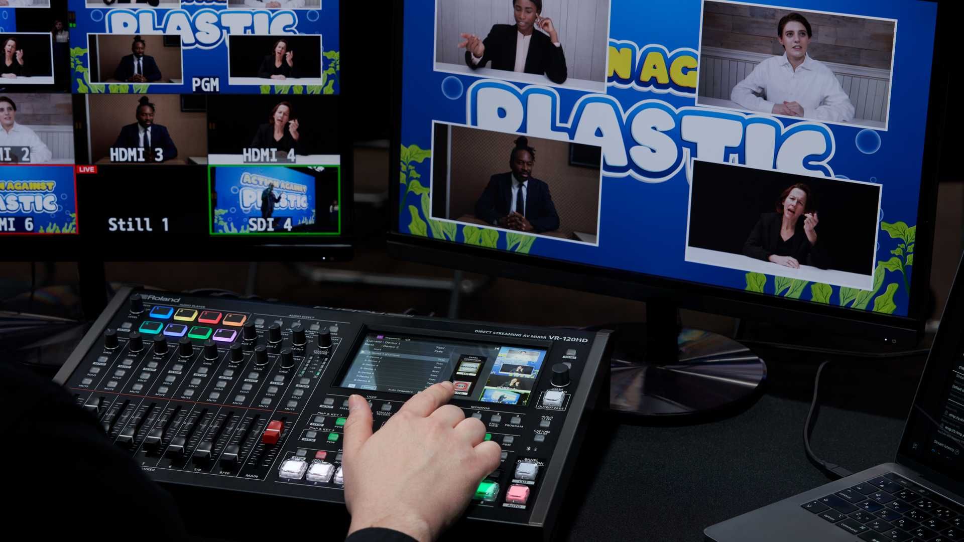 Roland VR-120HD: neues Audio-Video-Mischer-Flaggschiff