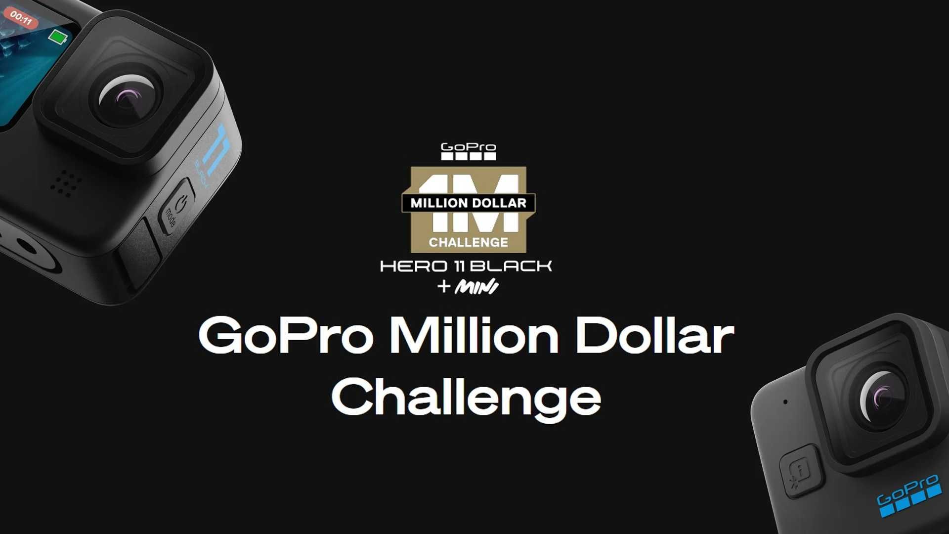 GoPro: die fu00fcnfte 1-Million-Dollar-Challenge ist ab sofort gestartet