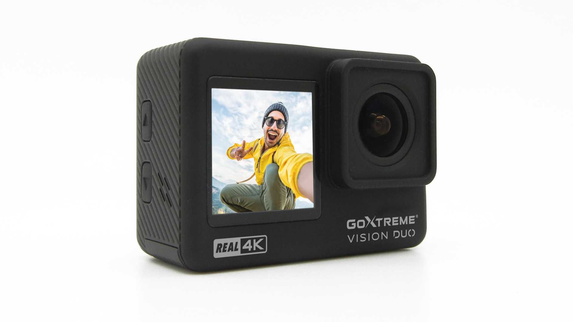 GoXtreme Vision Duo: 4K-60p-Actioncam mit 12-MP-Sony-Sensor fu00fcr 145 Euro