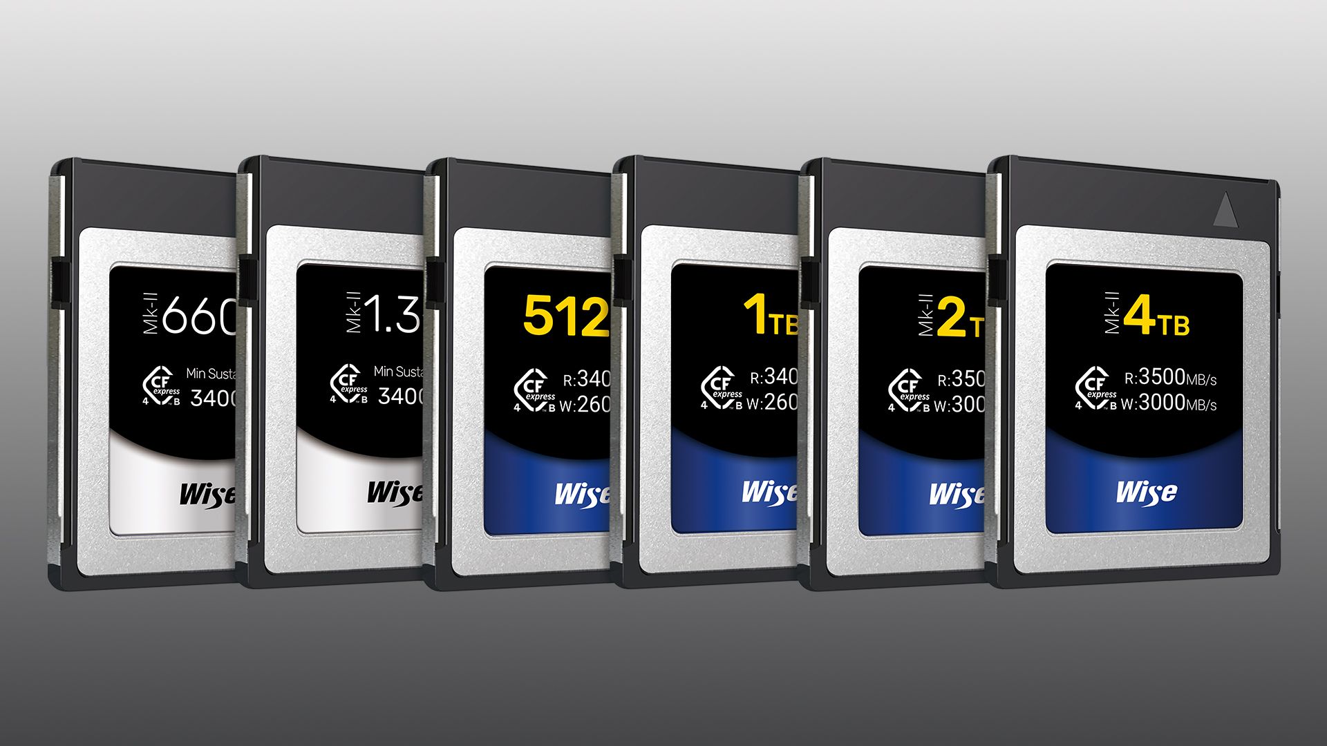 Wise: CFexpress 4.0 MK II-Karten mit bis zu 4 TB