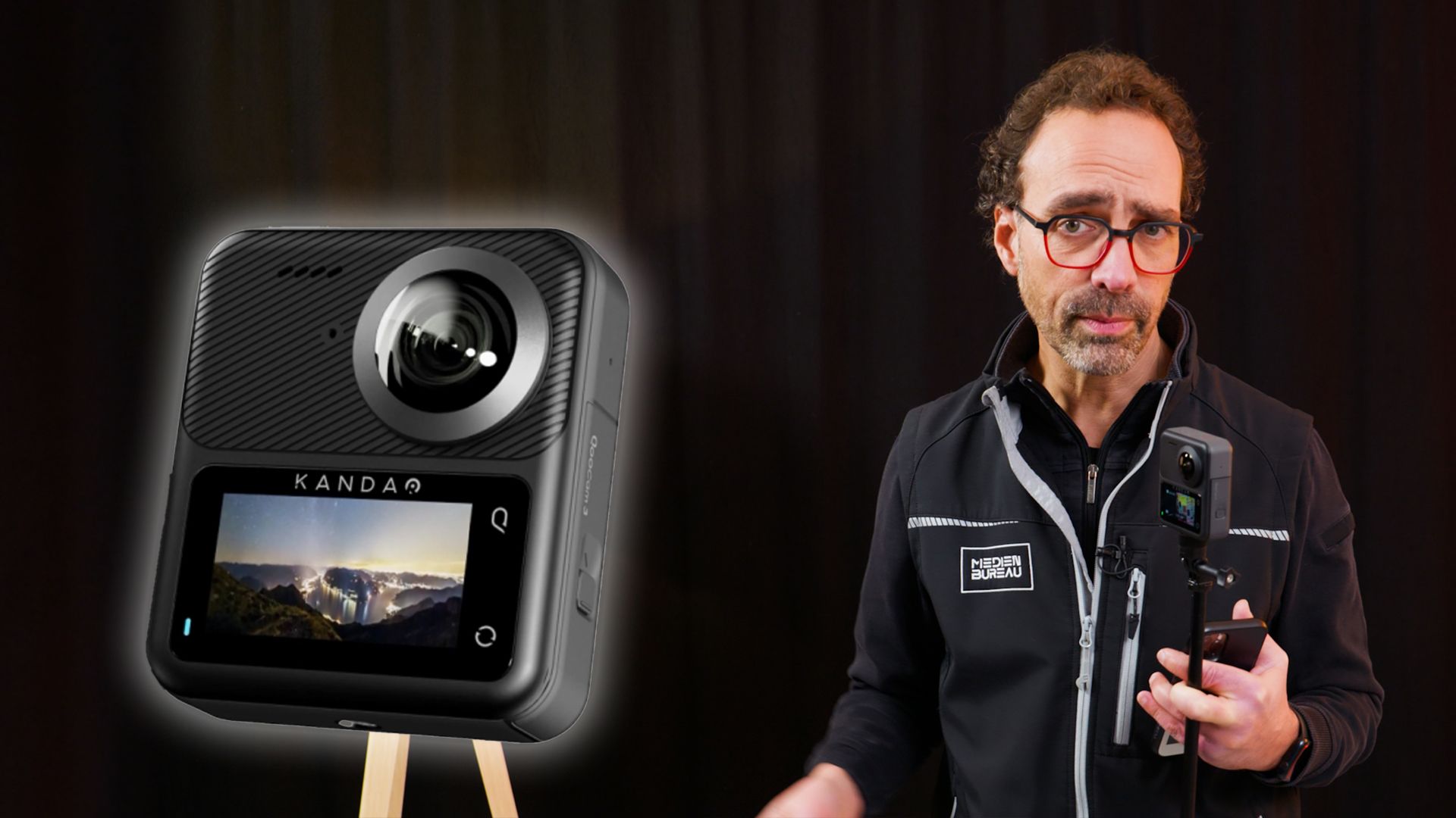 Actioncam-Test: Kandao QooCam 3 u2013 360u00b0-Kamera im Drehalltag