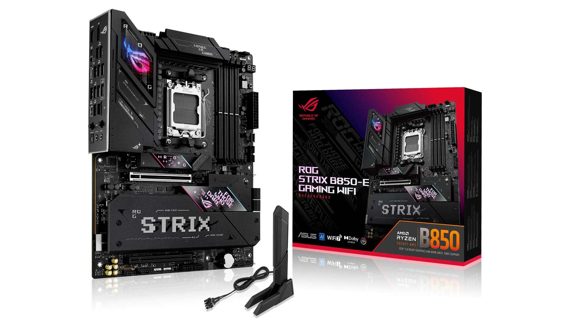 CES 2025: Asus AMD X870E-, B850-, und B840-Mainboards