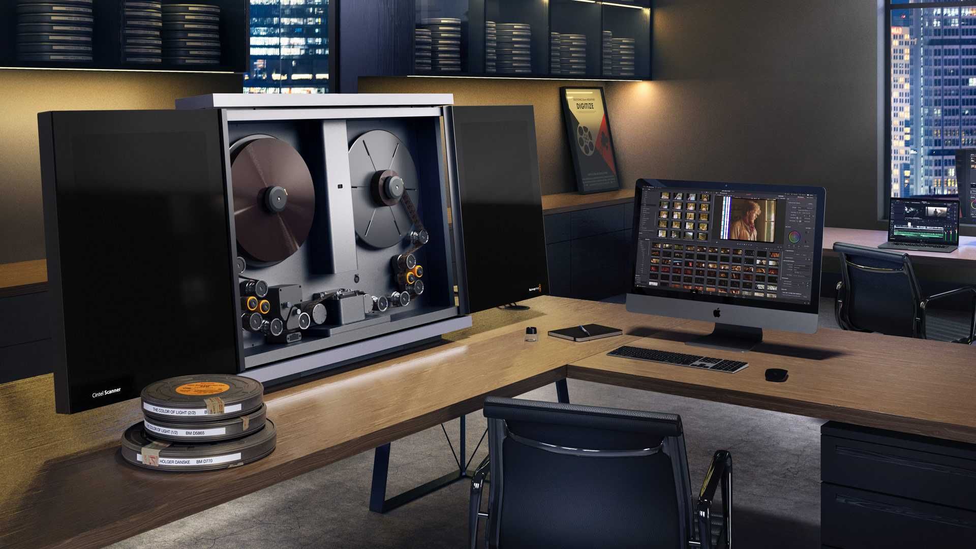 Blackmagic Cintel Scanner G3 HDR+: professioneller Filmscanner fu00fcr die Echtzeitdigitalsierung