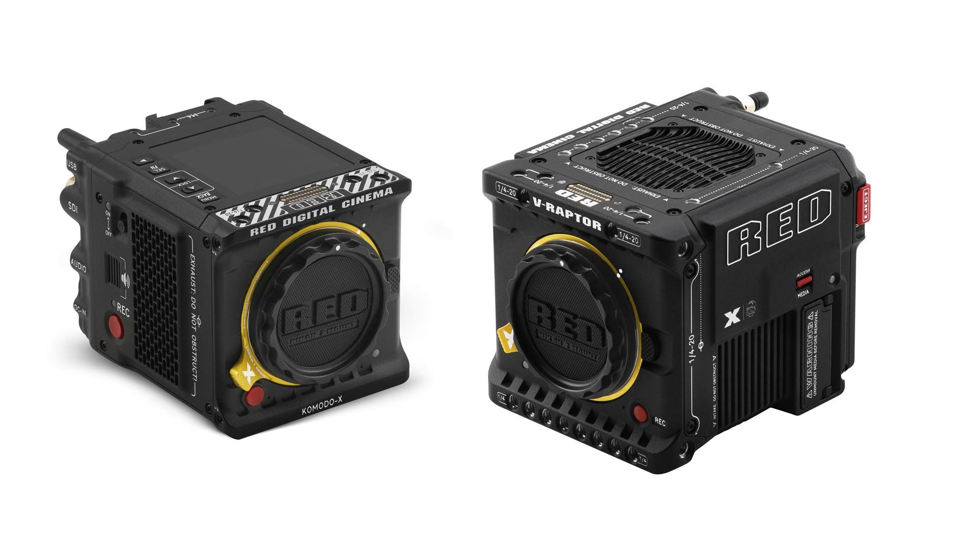 RED V-Raptor und Komodo-X mit Nikons Z-Mount