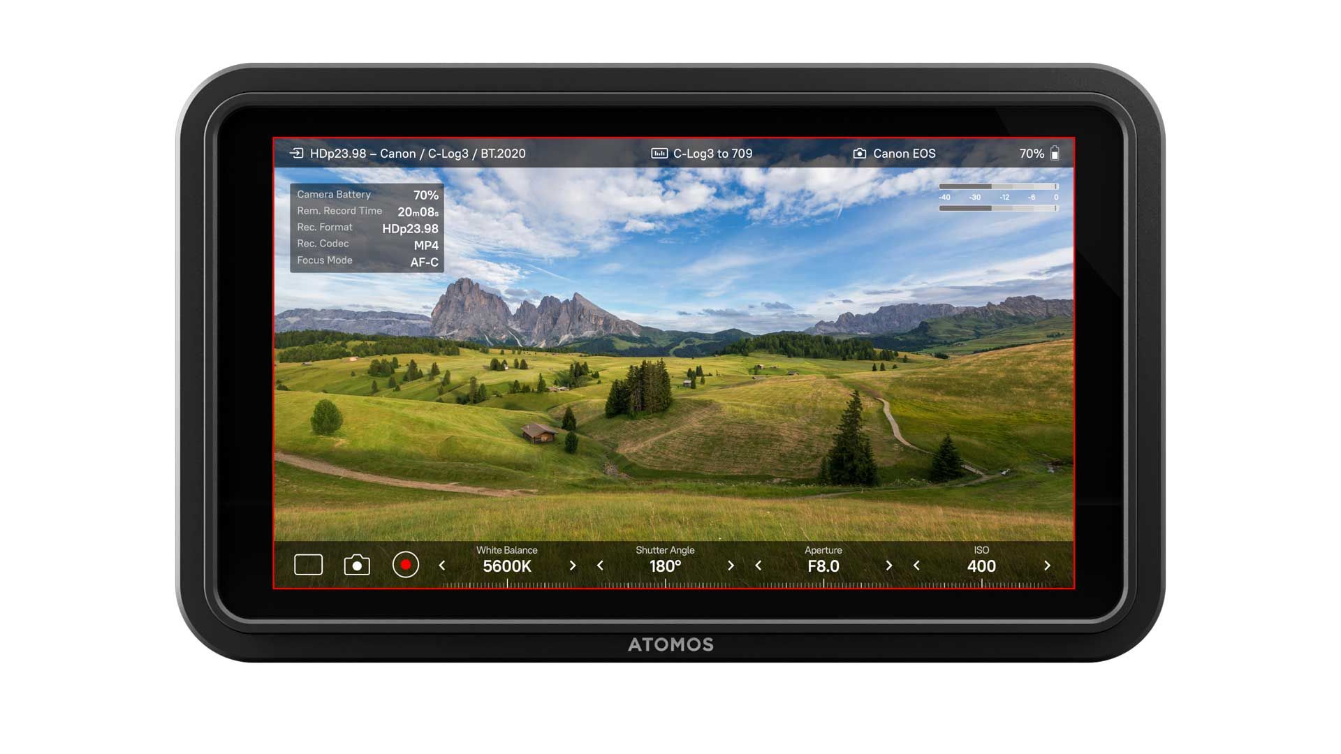 Shinobi II Update: Monitor unterstu00fctzt Canon, Sony, Nikon