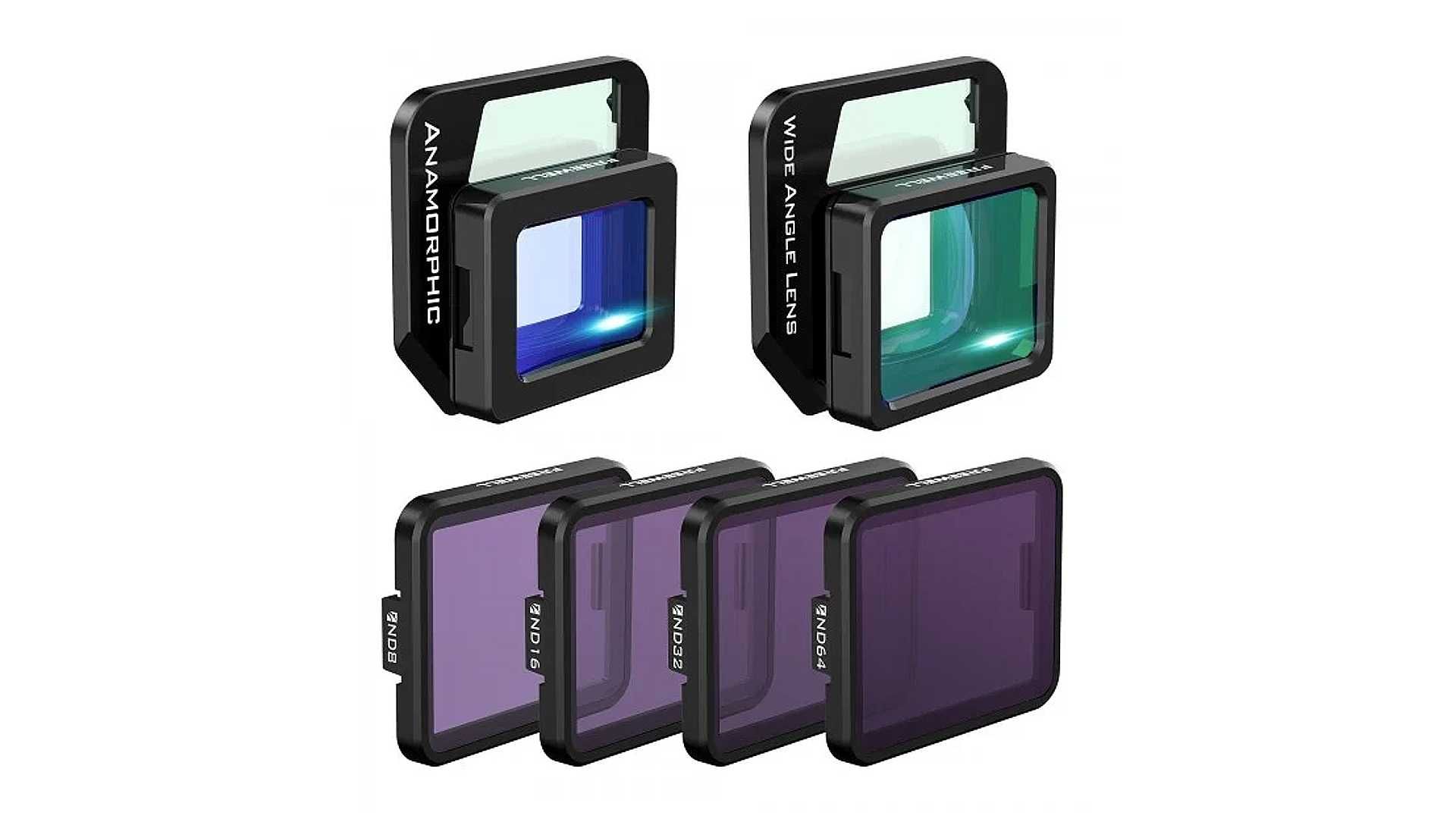 Freewell: Weitwinkel- und anamorphotischer Linsen-Aufsatz fu00fcr die DJI Mavic 3