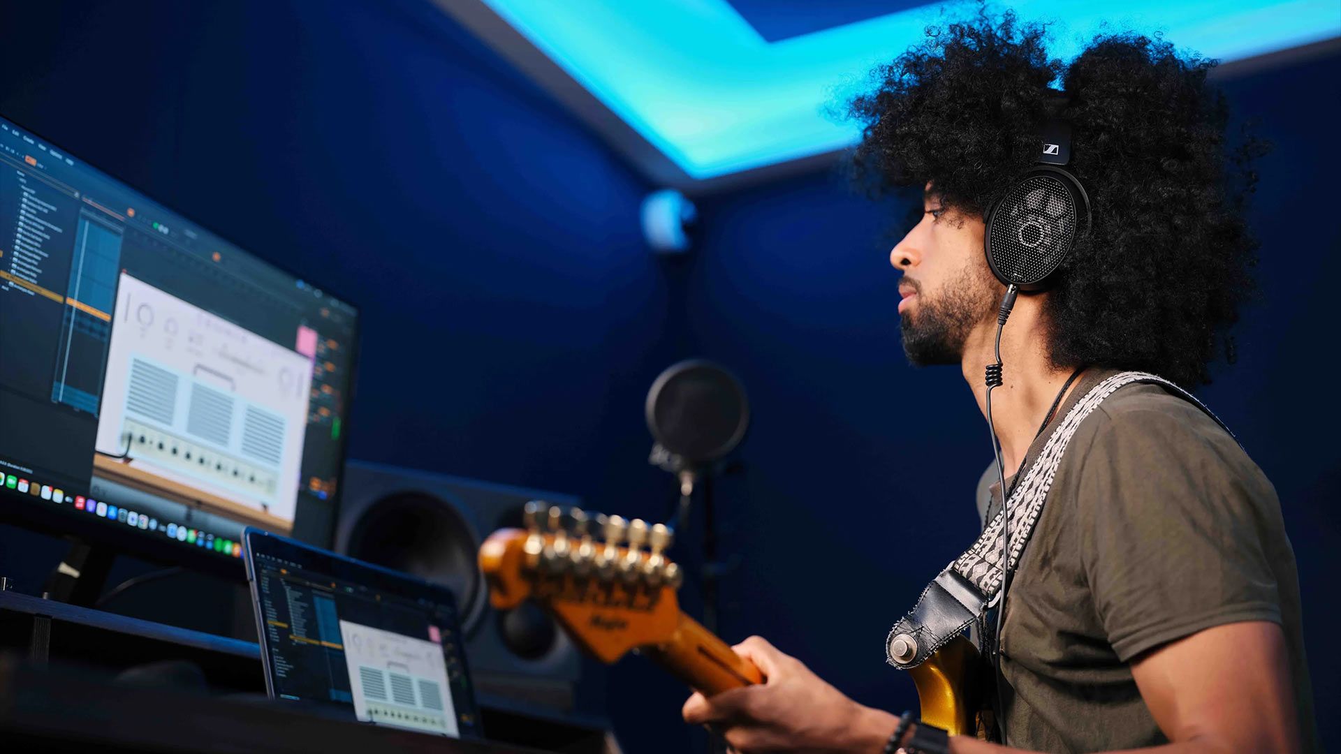 Sennheiser HD 490 Pro: Offener Kopfhu00f6rer fu00fcr Studioanwendungen