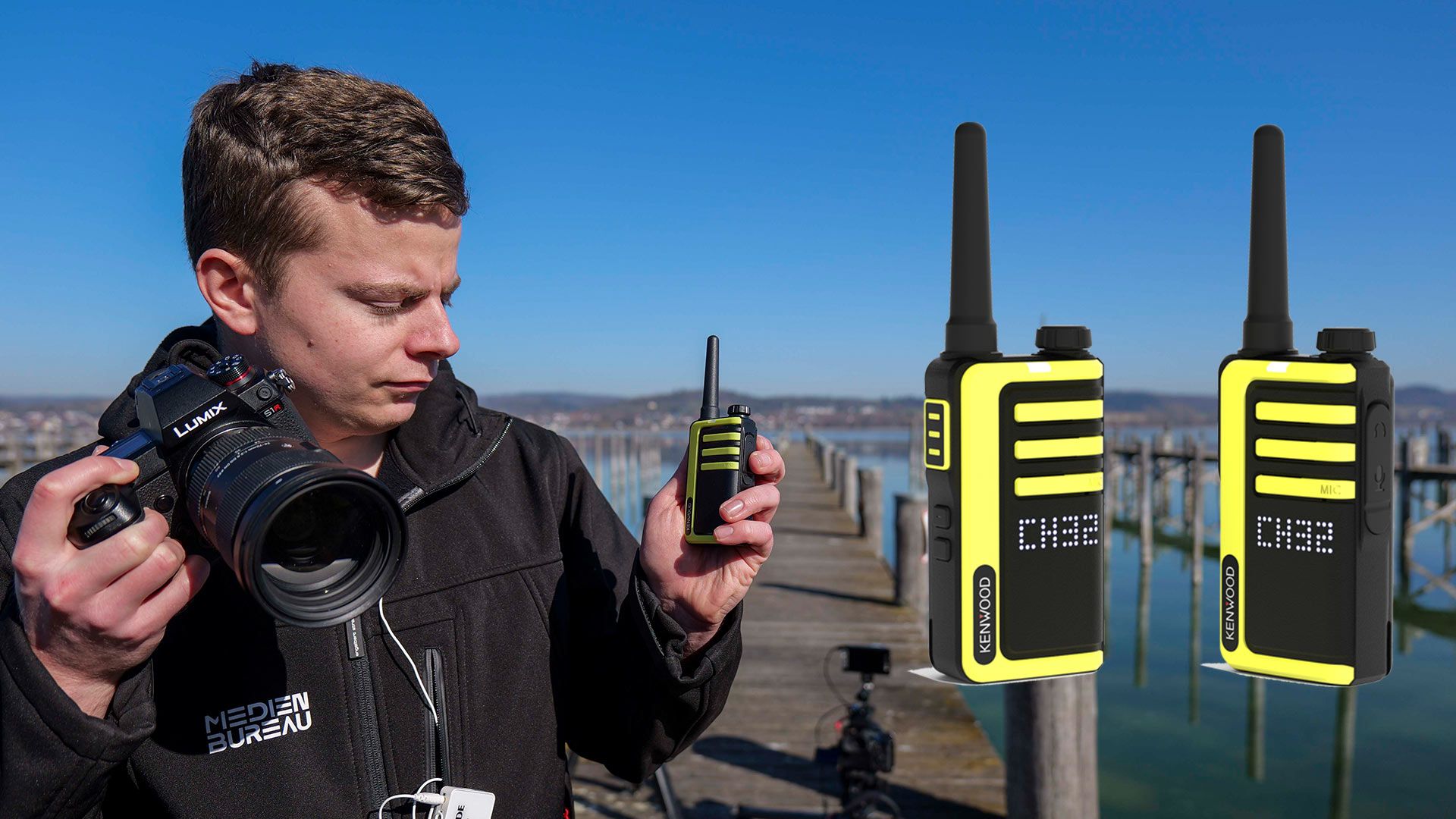 Praxistest: Handsprechfunkgeru00e4te am Set - Kenwood UBZ-LJ9