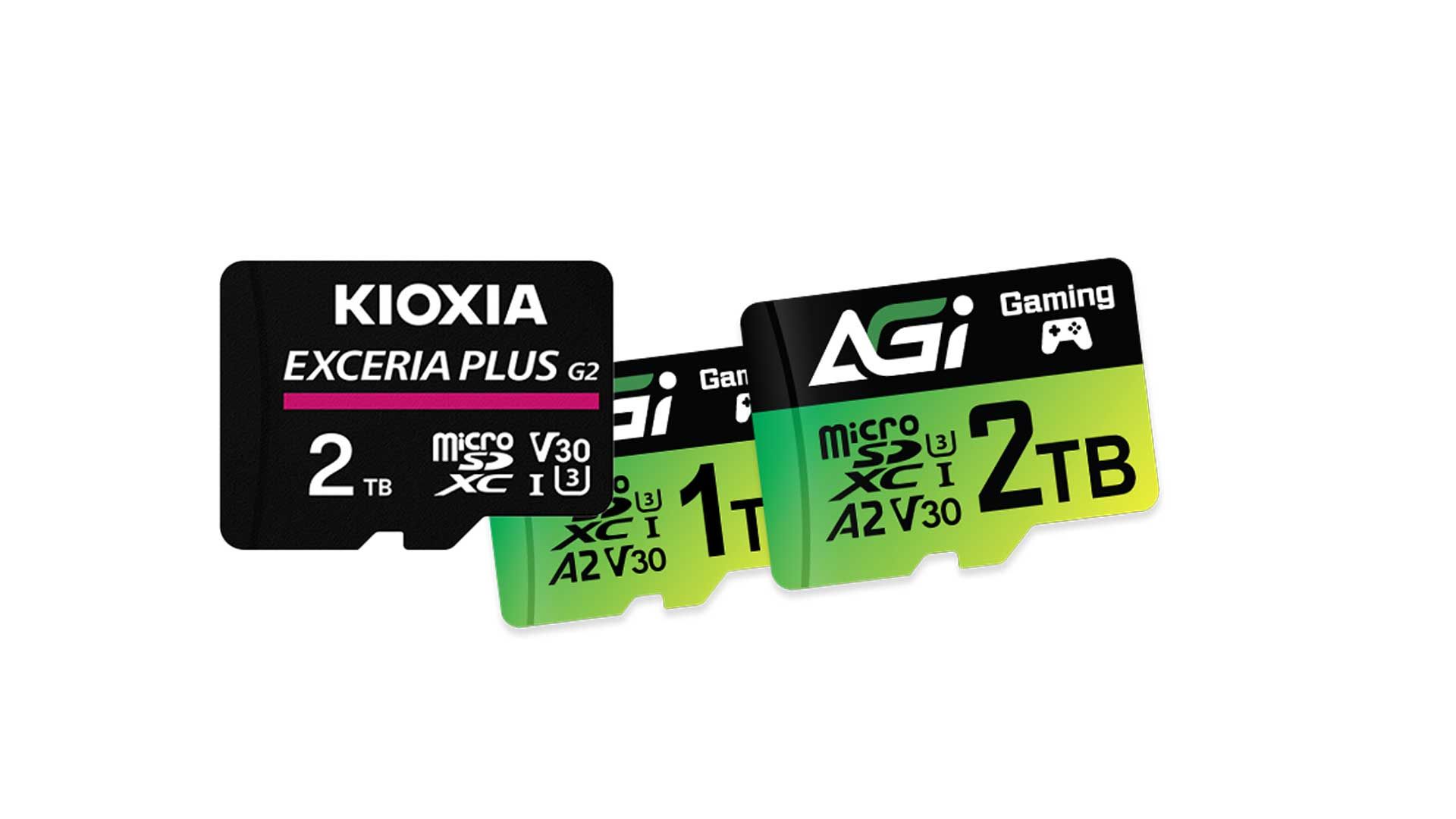 Kioxia und AGI Technology: Die ersten microSD-Karten mit 2 TB