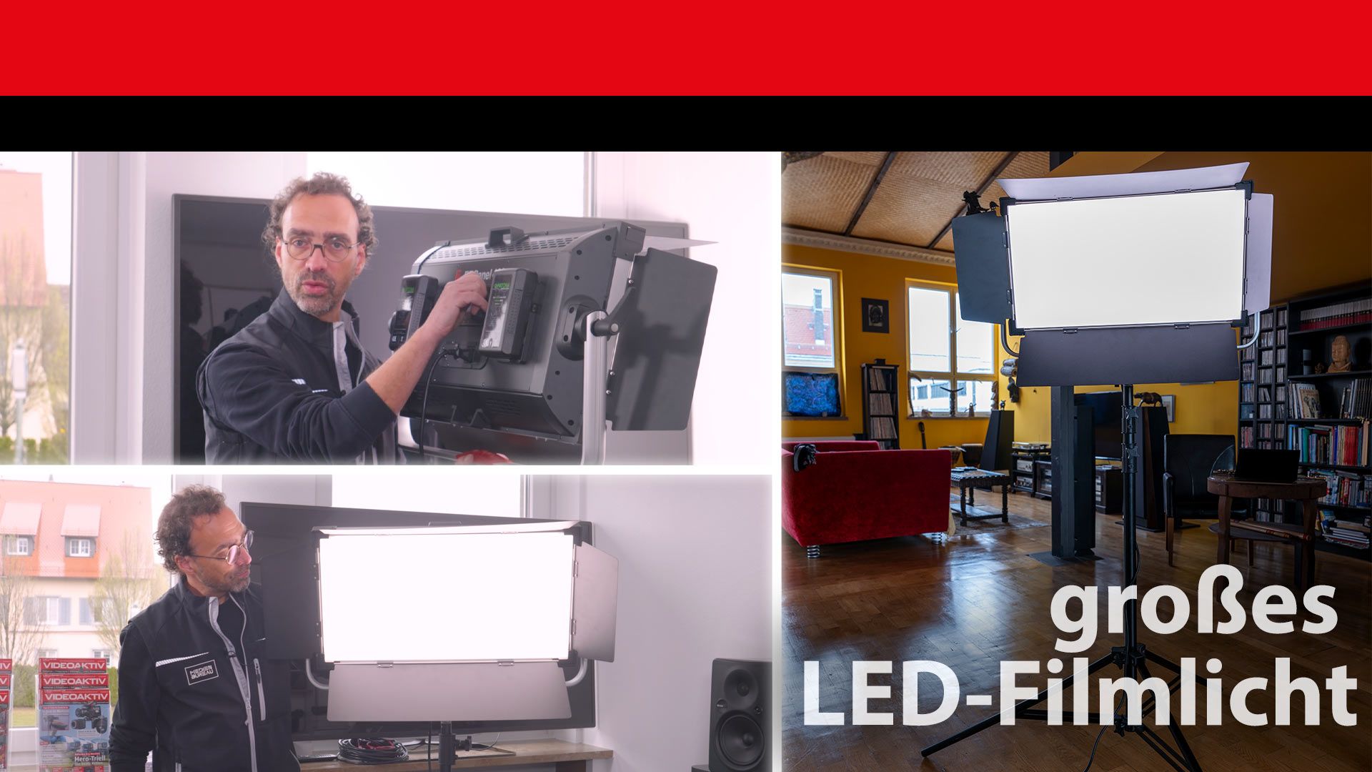 Praxistest: Jinbei EFP-400 - gu00fcnstige LED-Flu00e4chenleuchte aus China