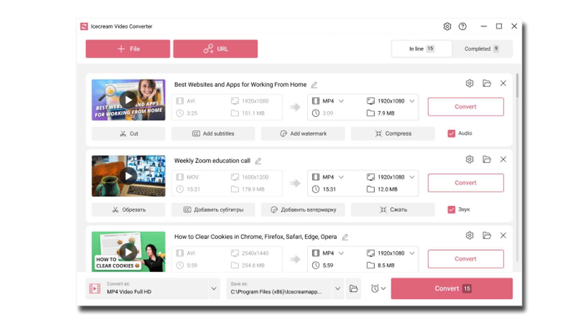 Icecream Video Converter: neuer Videodateiwandler als Freeware verfu00fcgbar