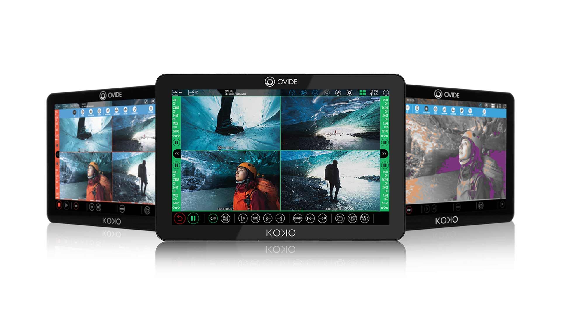 Ovide Koko: Vierkanal-Monitor-Recorder mit 1000 nits