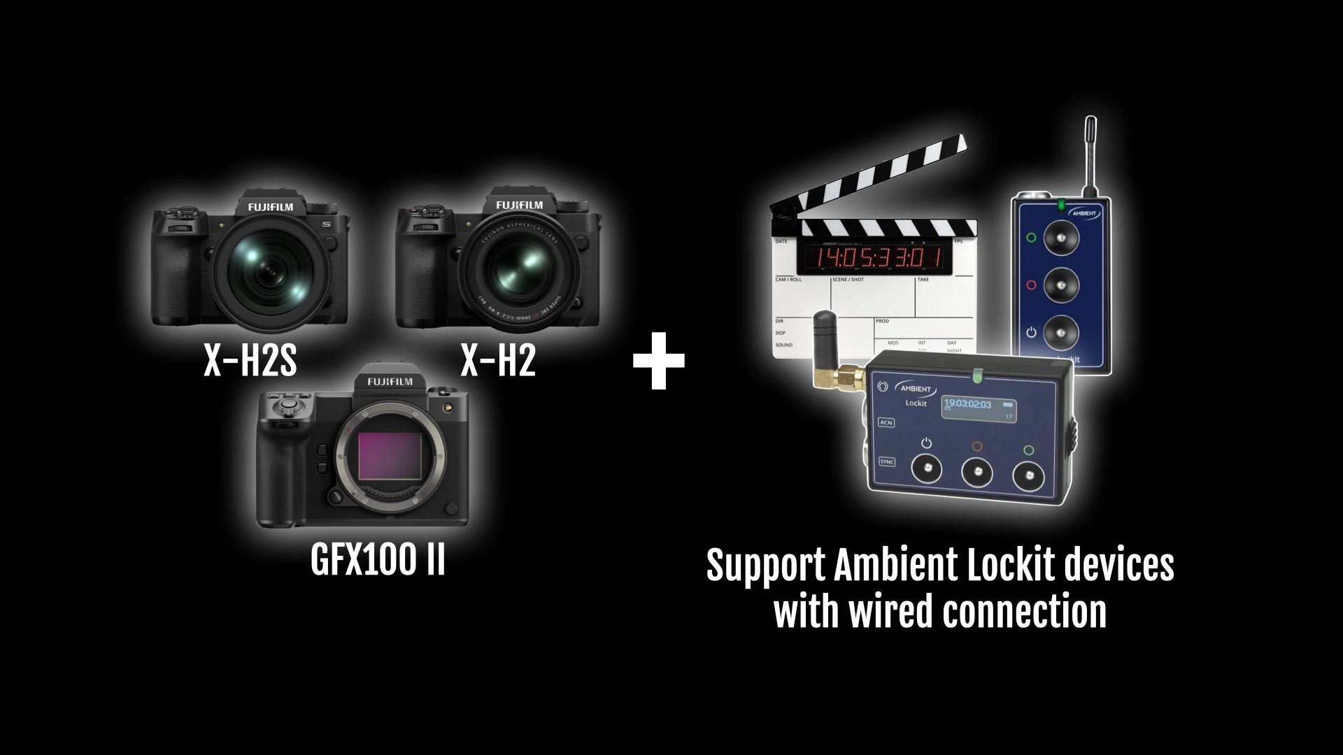 Ambient ACN-CL Lockit und NanoLockit: Timecode- und Sync-Generator fu00fcr Fujifilm