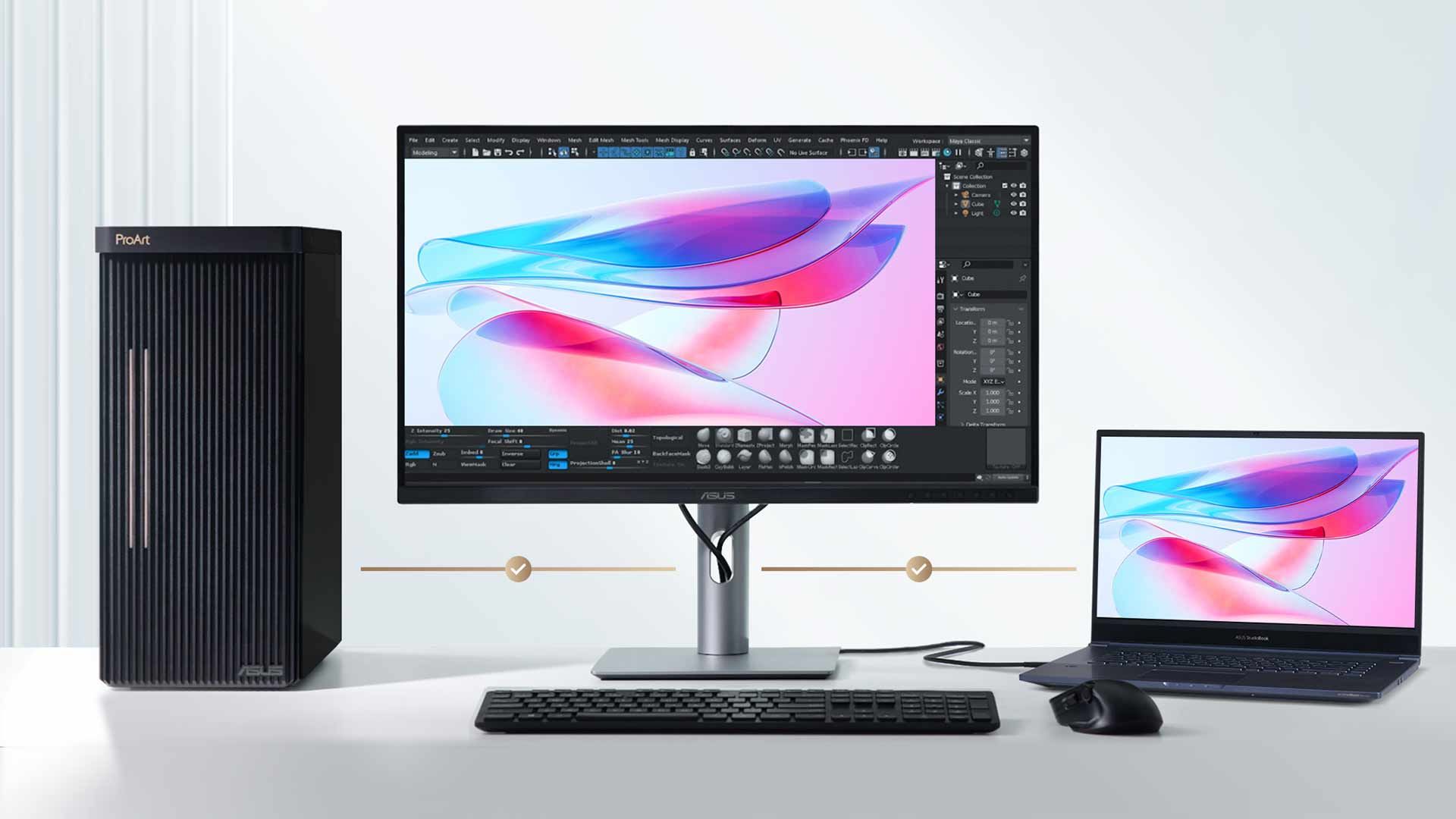 Asus ProArt PA27JCV: Display 5K fu00fcr farbgenaues Arbeiten