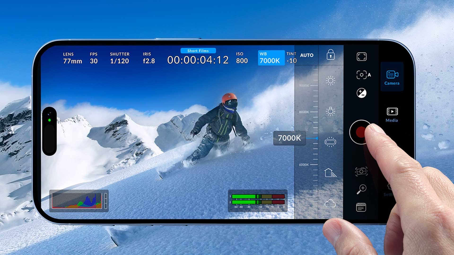 Blackmagic Design Camera App: Version 2.0 fu00fcr iOS