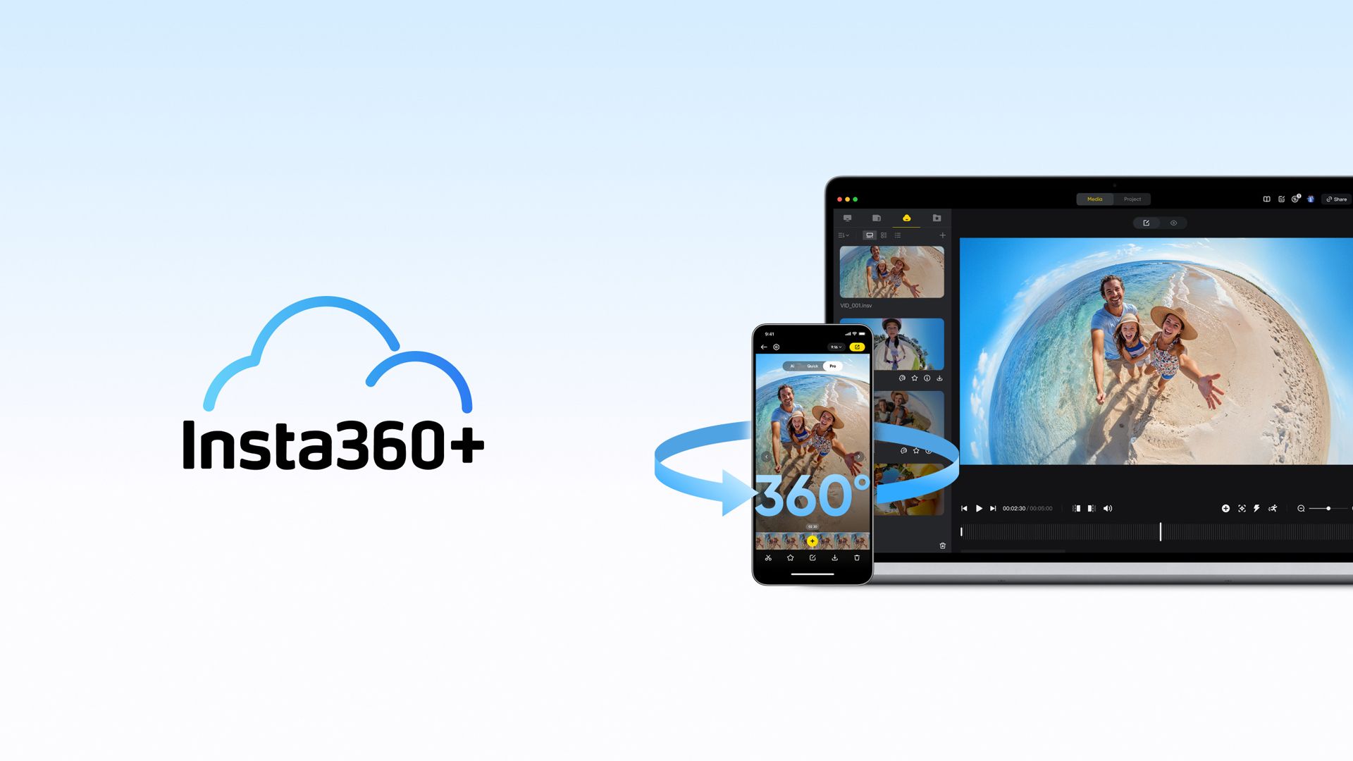 Insta360 startet Abo-Service fu00fcr 360u00b0-Cloud-Workflow