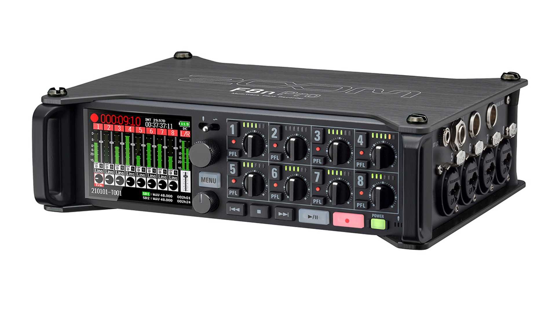 Zoom F8n Pro: neue Pro-Version des Field-Recorder bringt 32-Bit-Float-Aufnahme