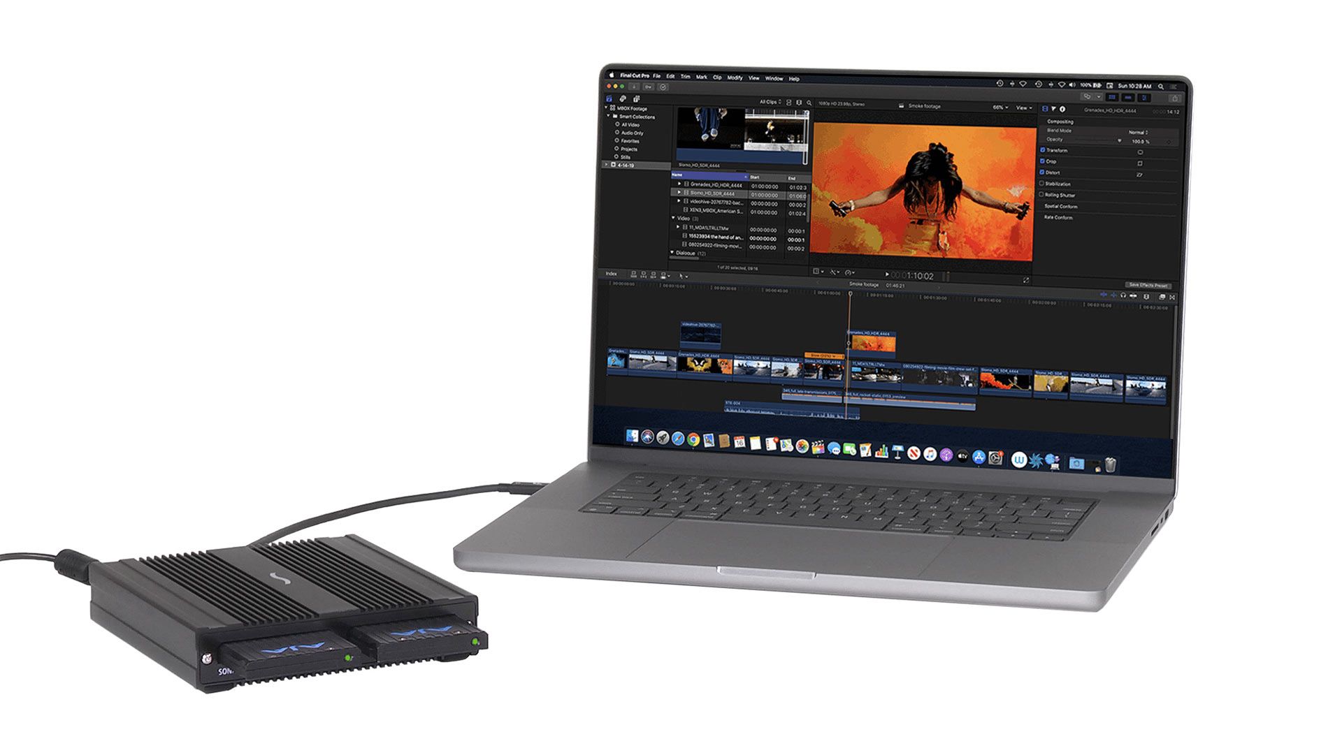 Sonnet: Kartenleser fu00fcr AJA PAK-Medien