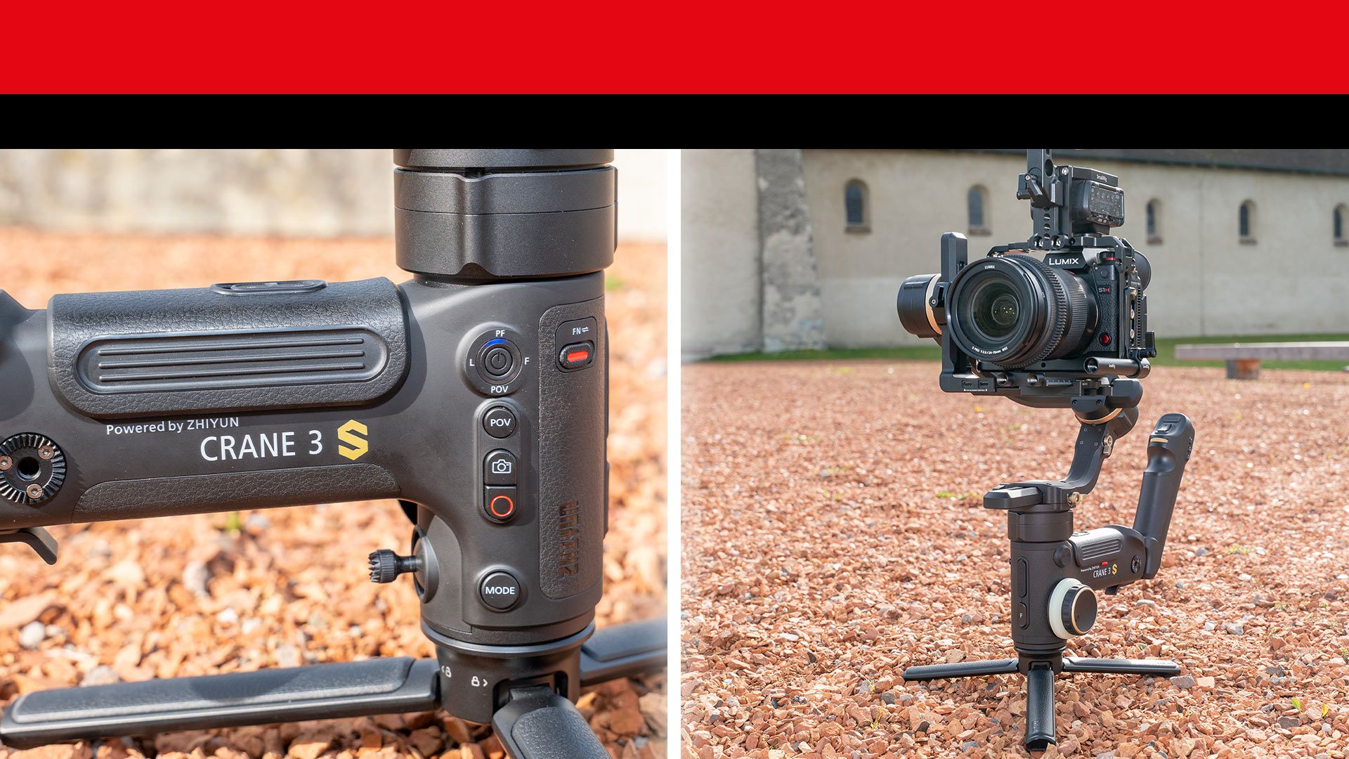 Praxistest: Zhiyun Crane 3 S - Das grou00dfe Gimbal fu00fcr schwere Lasten
