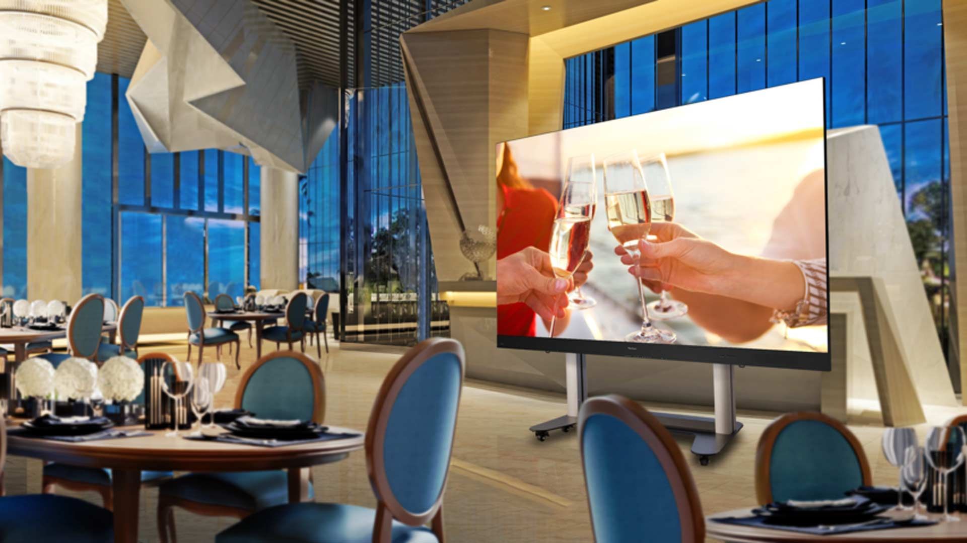 ViewSonic LDS135-153: faltbares 135-Zoll LED-Display fu00fcr Event-Bereich