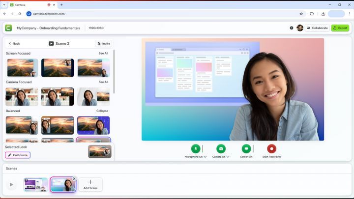 TechSmith Camtasia Online: kostenlose Aufnahme und Editing im Web