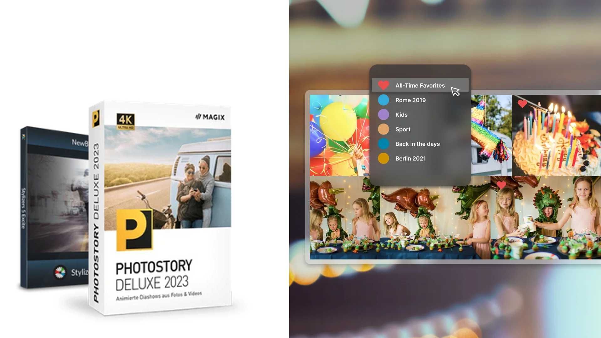 Magix Photostory deluxe 2023: Diashow-Software mit u00fcberarbeiteter Oberflu00e4che