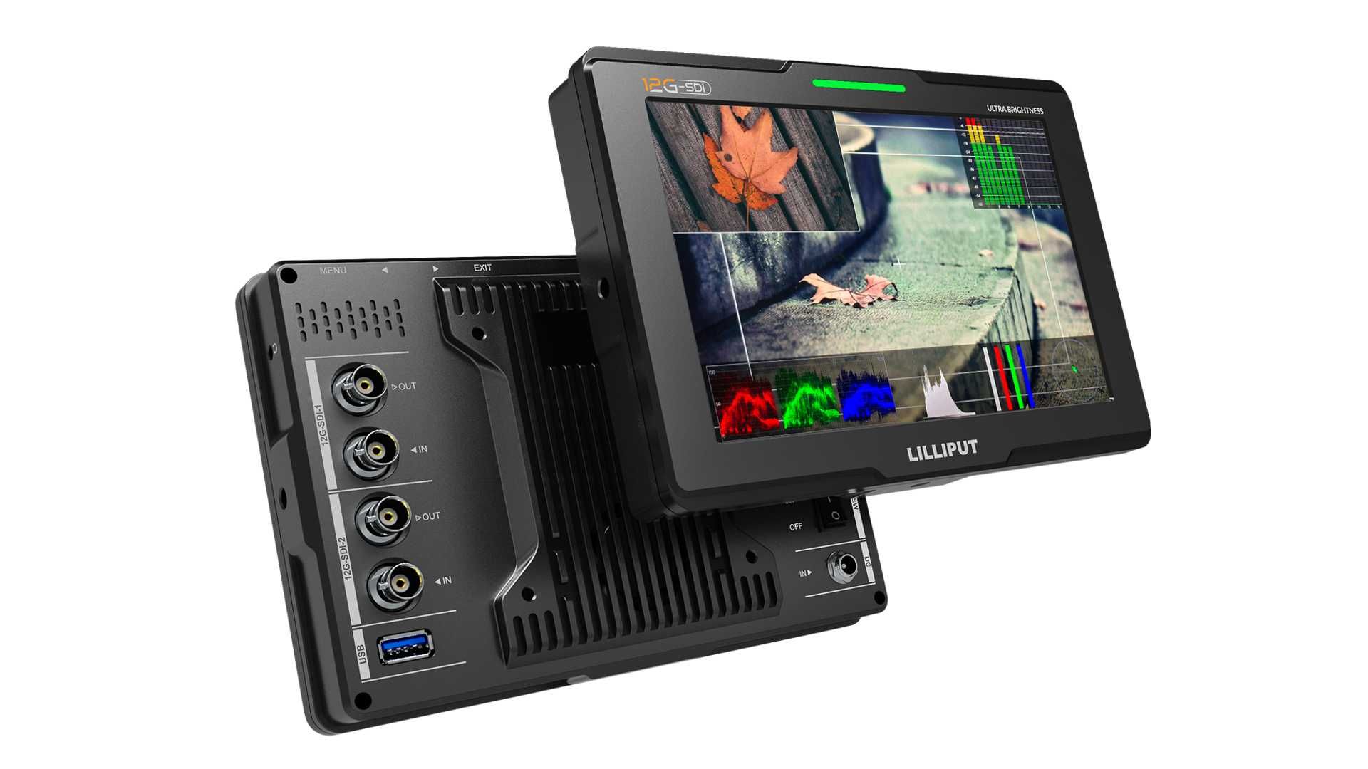 Lilliput Q7-12G: 7-Zoll-Fieldmonitor mit 2000 nits und 12G-SDI, HDMI 2.0