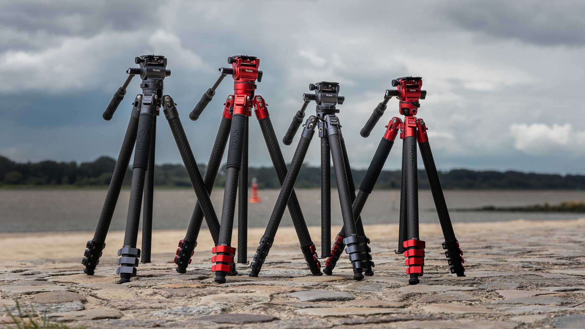 Rollei Stativ-Serie Easy Traveler: neues Kopfdesign fu00fcr bessere Videofunktionalitu00e4t