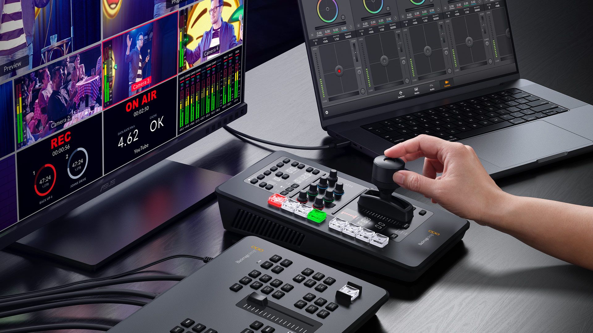 Blackmagic Design Atem Micro Camera Panel u2013 kompaktes Bedienpult