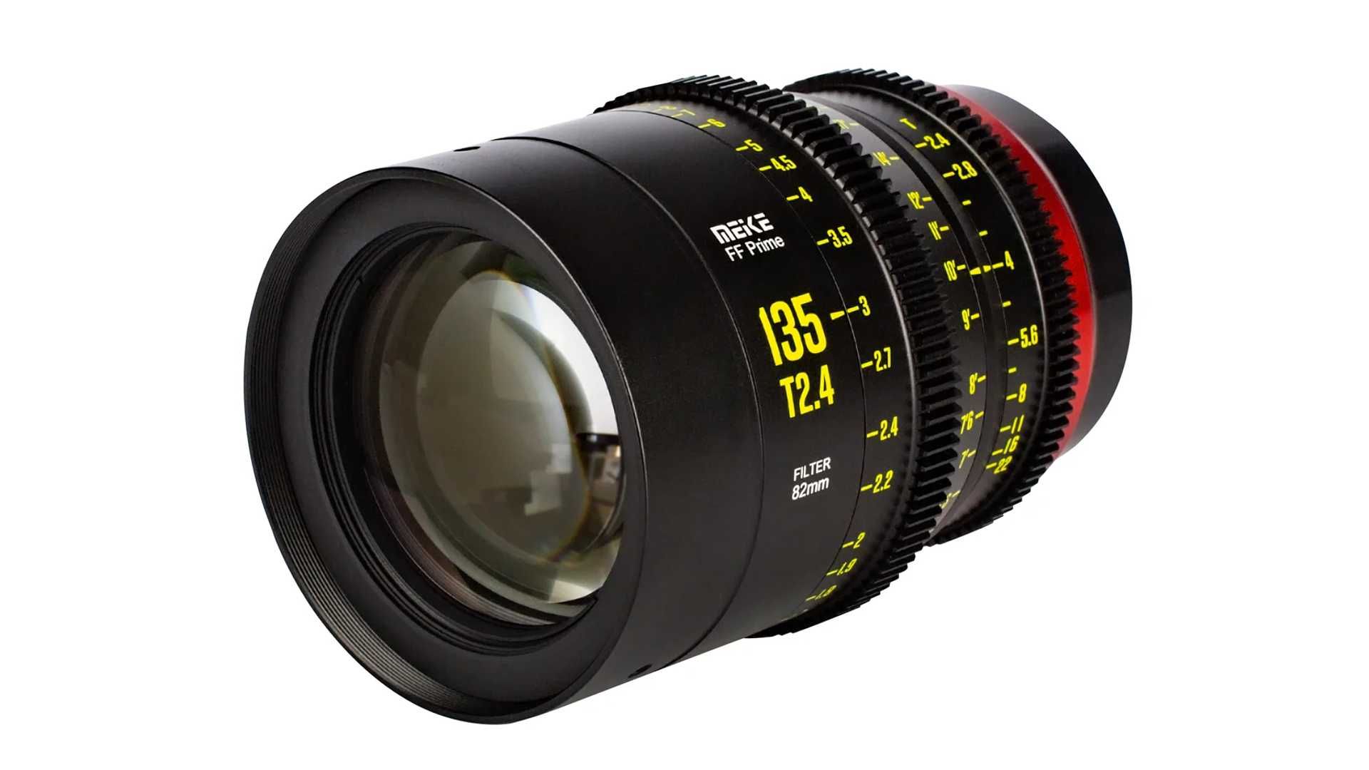 Meike Prime 135mm T2.4: Tele-Cine-Objektiv fu00fcr Vollformat-Kameras