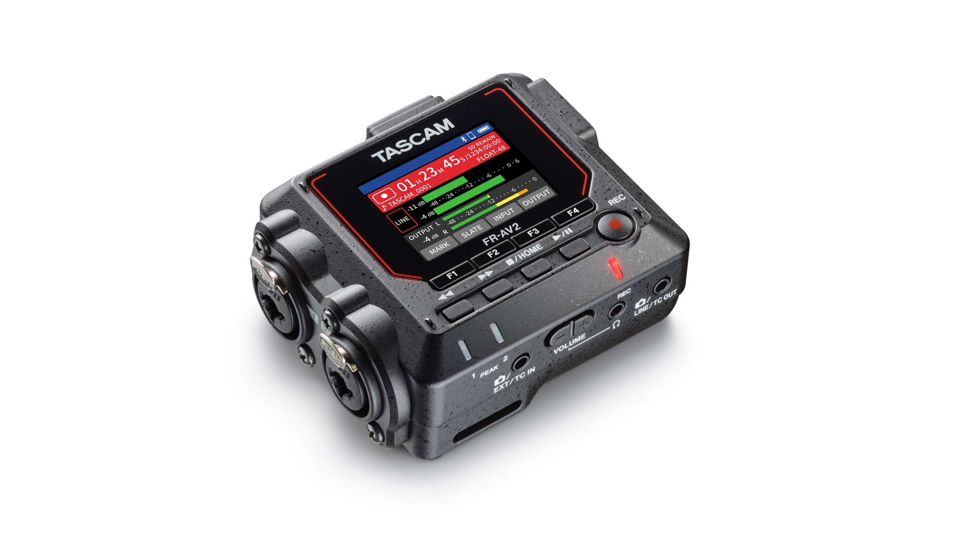 Tascam FR-AV2: Audio-Feldrecorder mit 32-Bit-Audio und Timecode