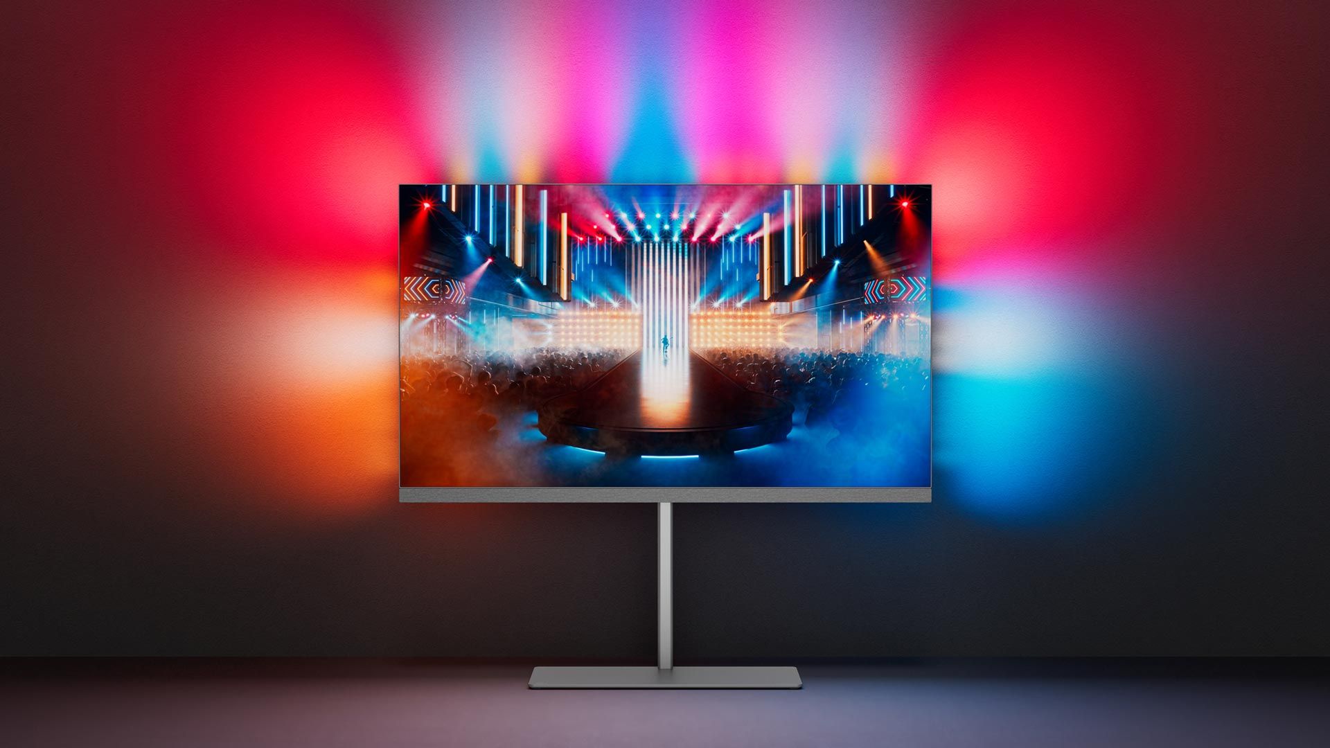 Philips OLED+959: Ambilight plus fu00fcr bessere Hintergrundbeleuchtung